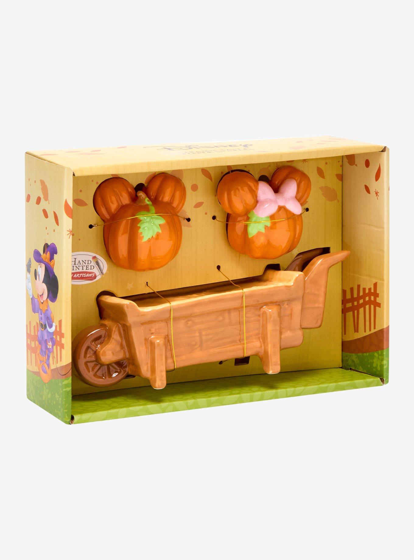 Disney Mickey & Minnie Pumpkin Salt and Pepper Shakers &mdash; BoxLunch Exclusive, , alternate