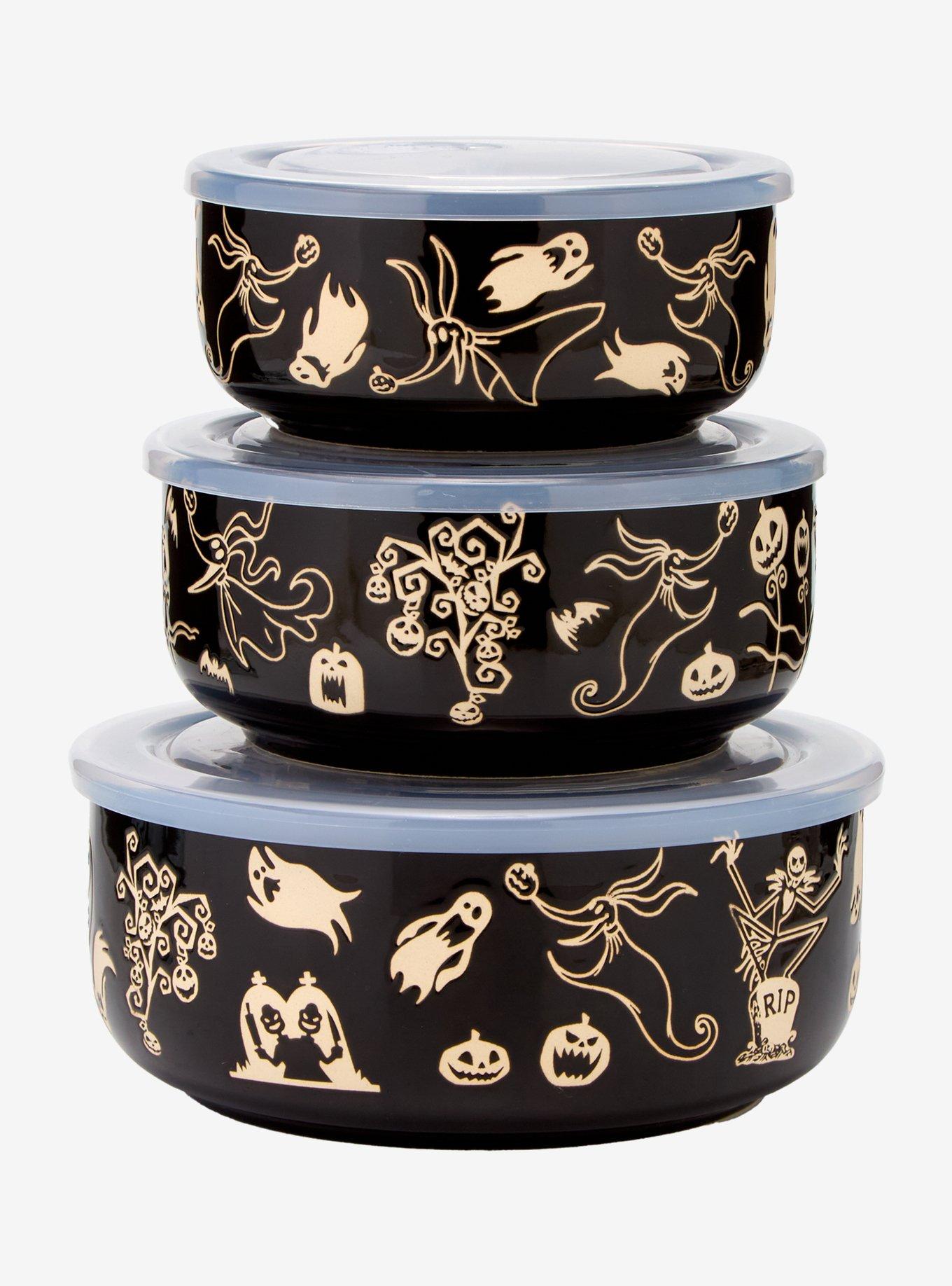 Disney The Nightmare Before Christmas Spooky Icons Bowl Set — BoxLunch Exclusive, , alternate
