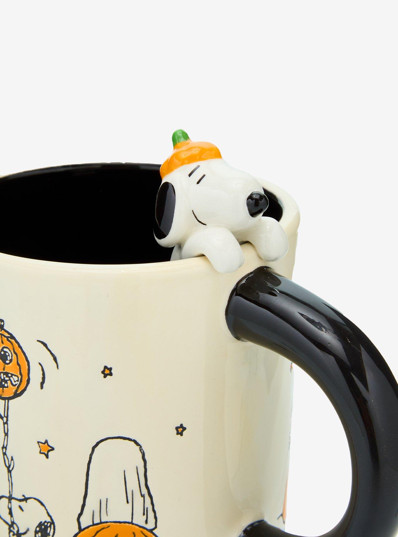 Peanuts Pumpkin Patch Scene Peeking Snoopy Mug - BoxLunch Exclusive, , alternate