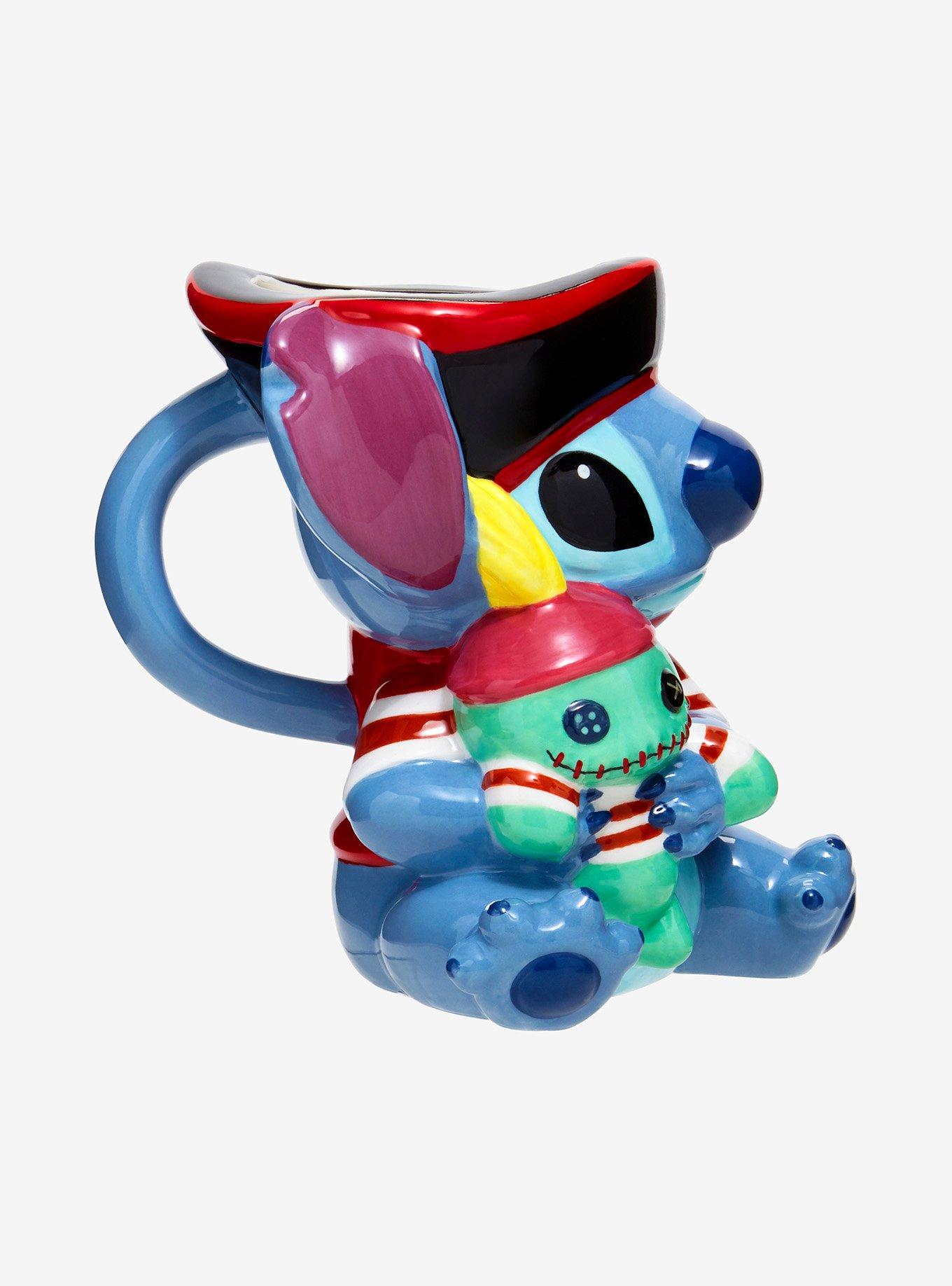 Disney Lilo & Stitch Pirate Stitch Figural Mug, , alternate