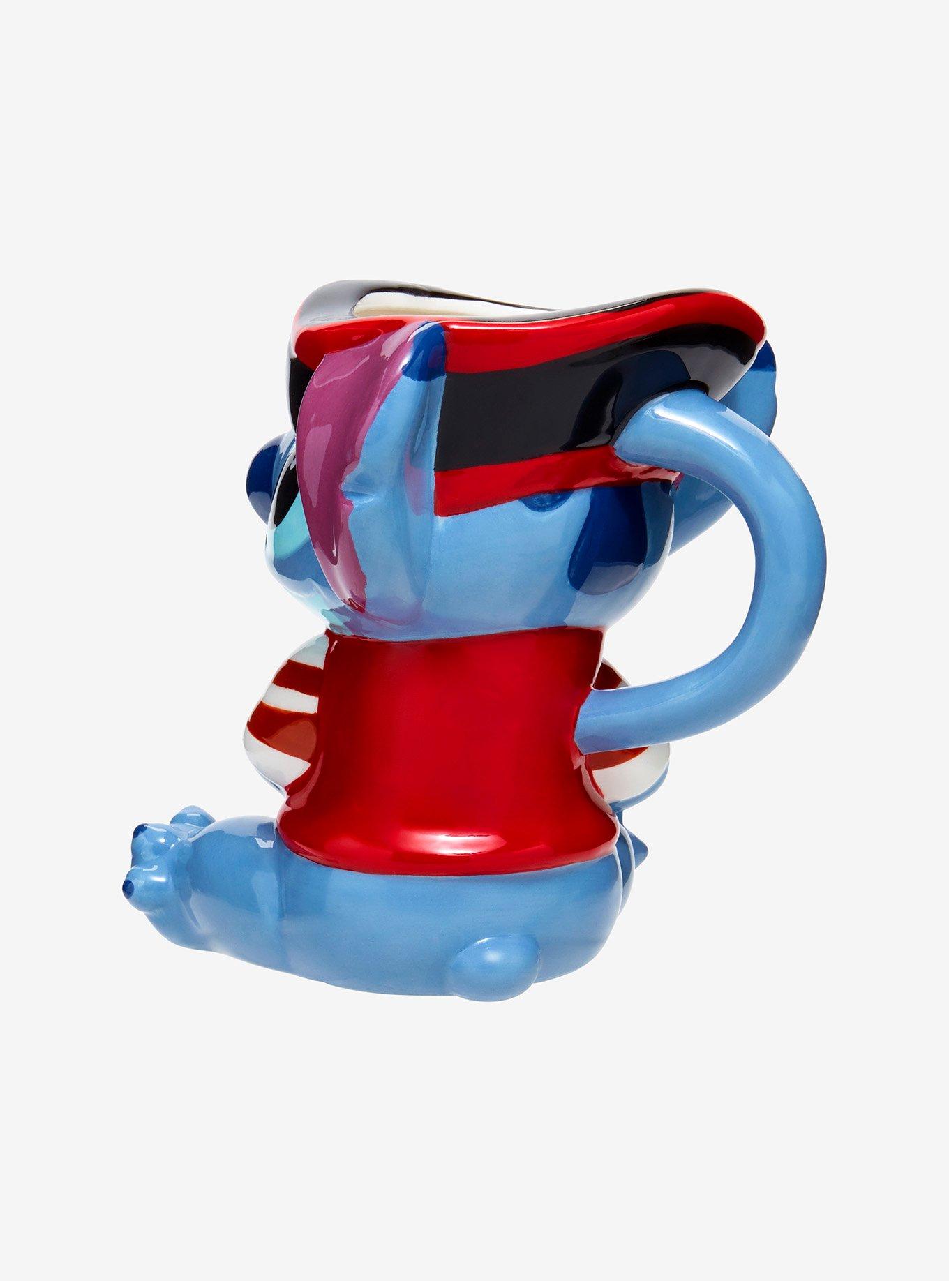 Disney Lilo & Stitch Pirate Stitch Figural Mug, , alternate