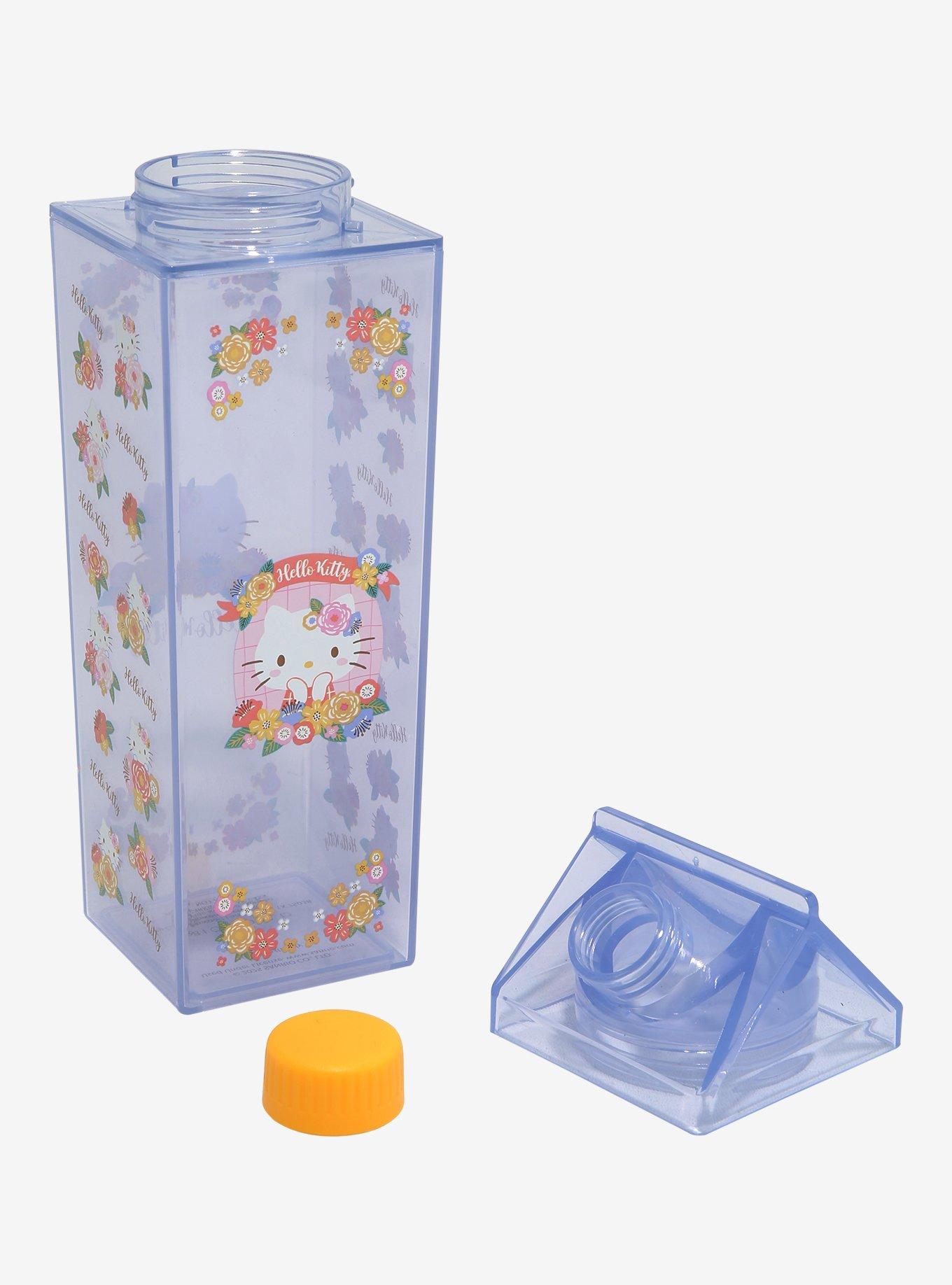 Sanrio Hello Kitty Floral Milk Carton Water Bottle - BoxLunch Exclusive, , alternate