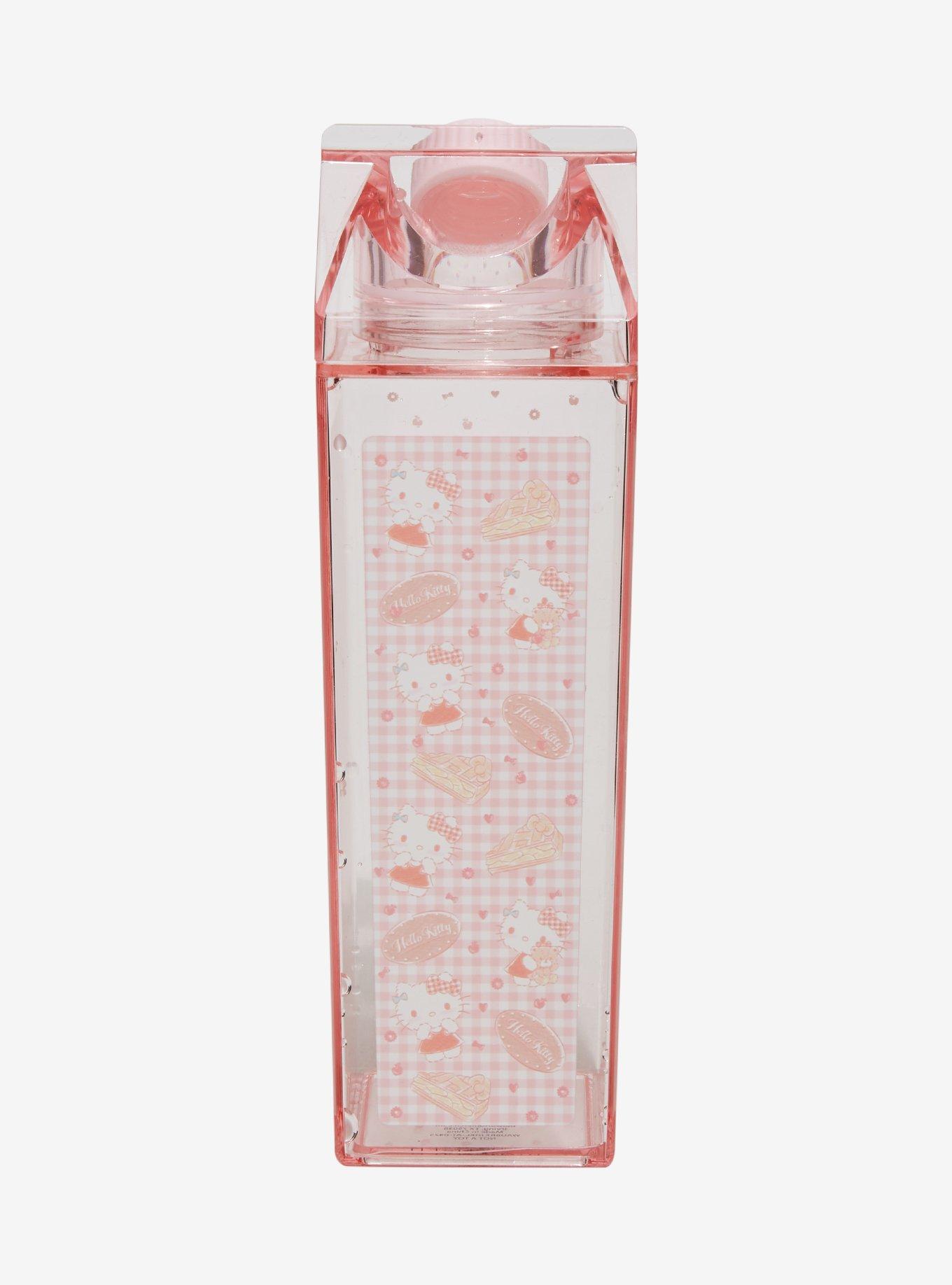 Sanrio Hello Kitty Gingham Milk Carton Water Bottle &mdash; BoxLunch Exclusive, , alternate
