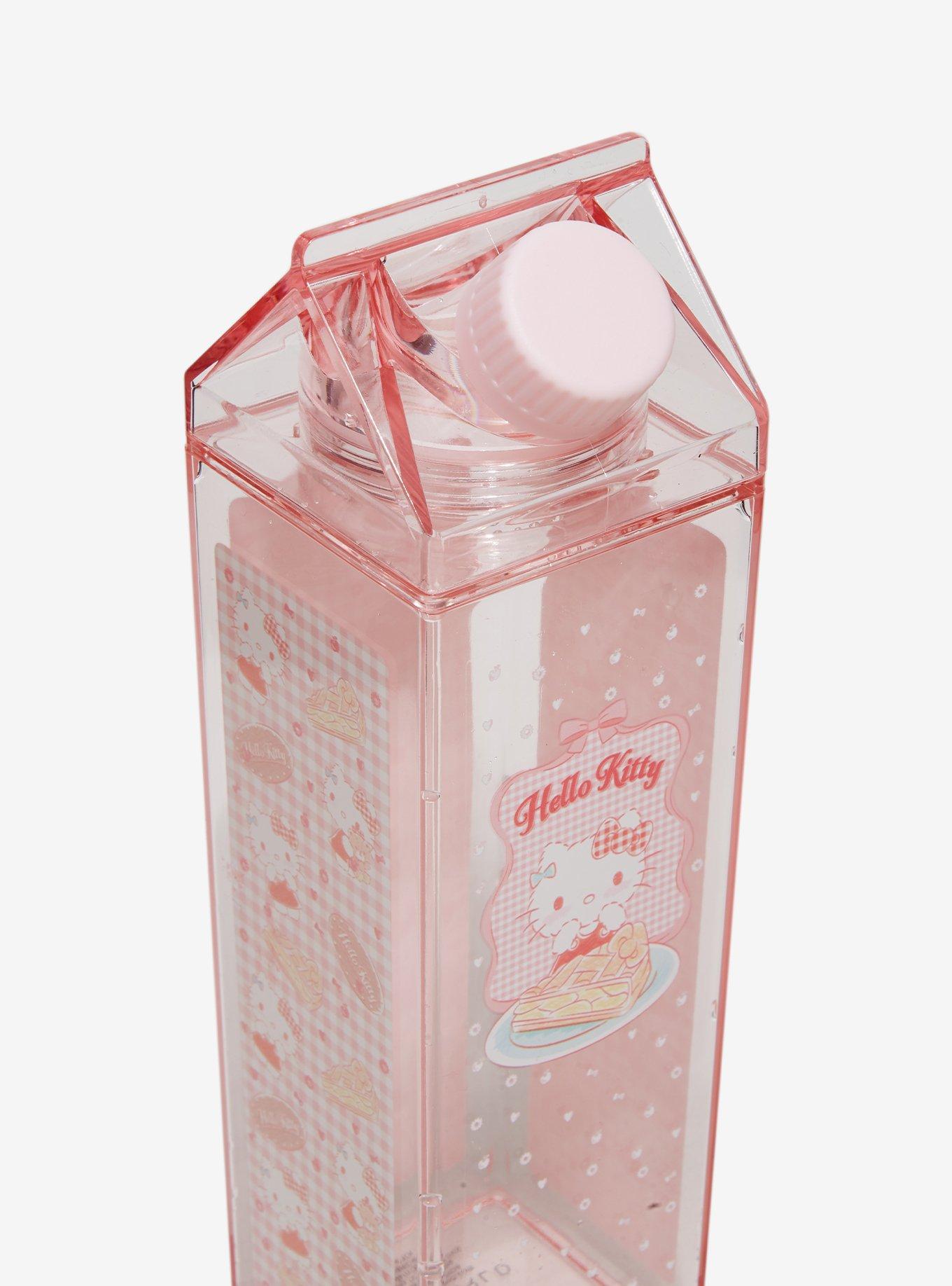 Sanrio Hello Kitty Gingham Milk Carton Water Bottle &mdash; BoxLunch Exclusive, , alternate
