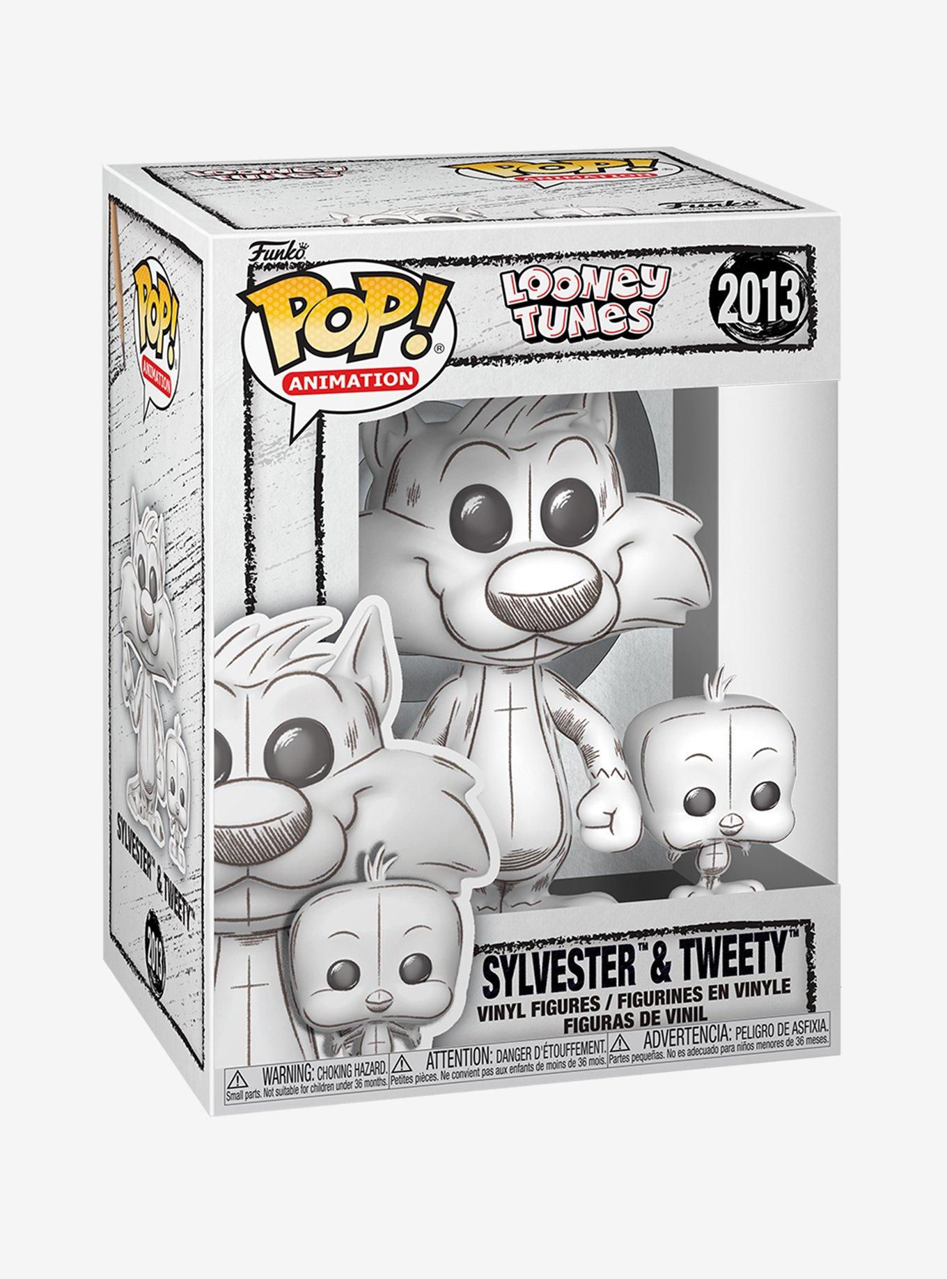 Funko Looney Tunes Pop! Animation Sylvester & Tweety (Sketch) Vinyl Figure, , hi-res