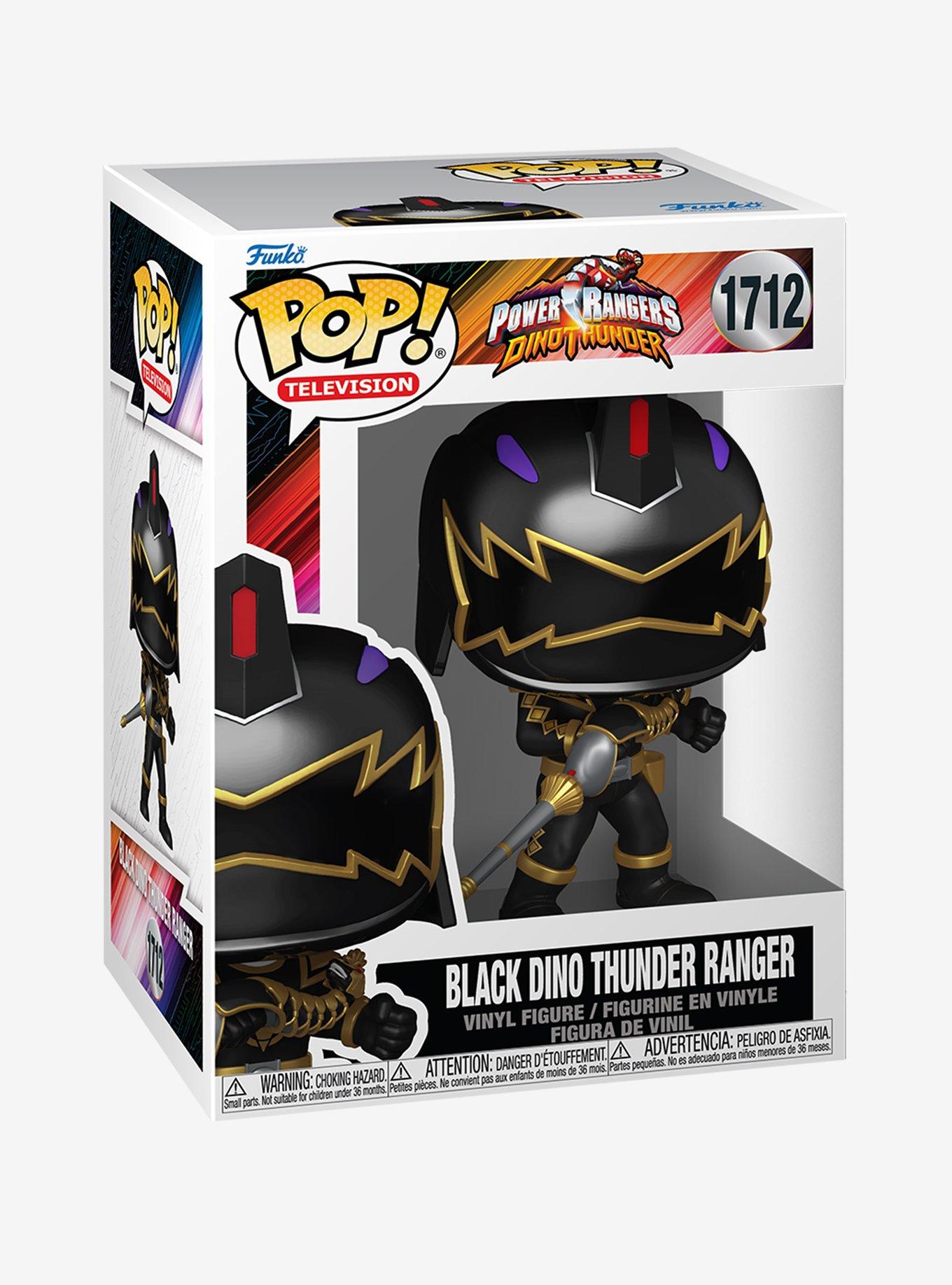Funko Power Rangers Dino Thunder Pop! Television Black Dino Thunder Ranger Vinyl Figure, , hi-res