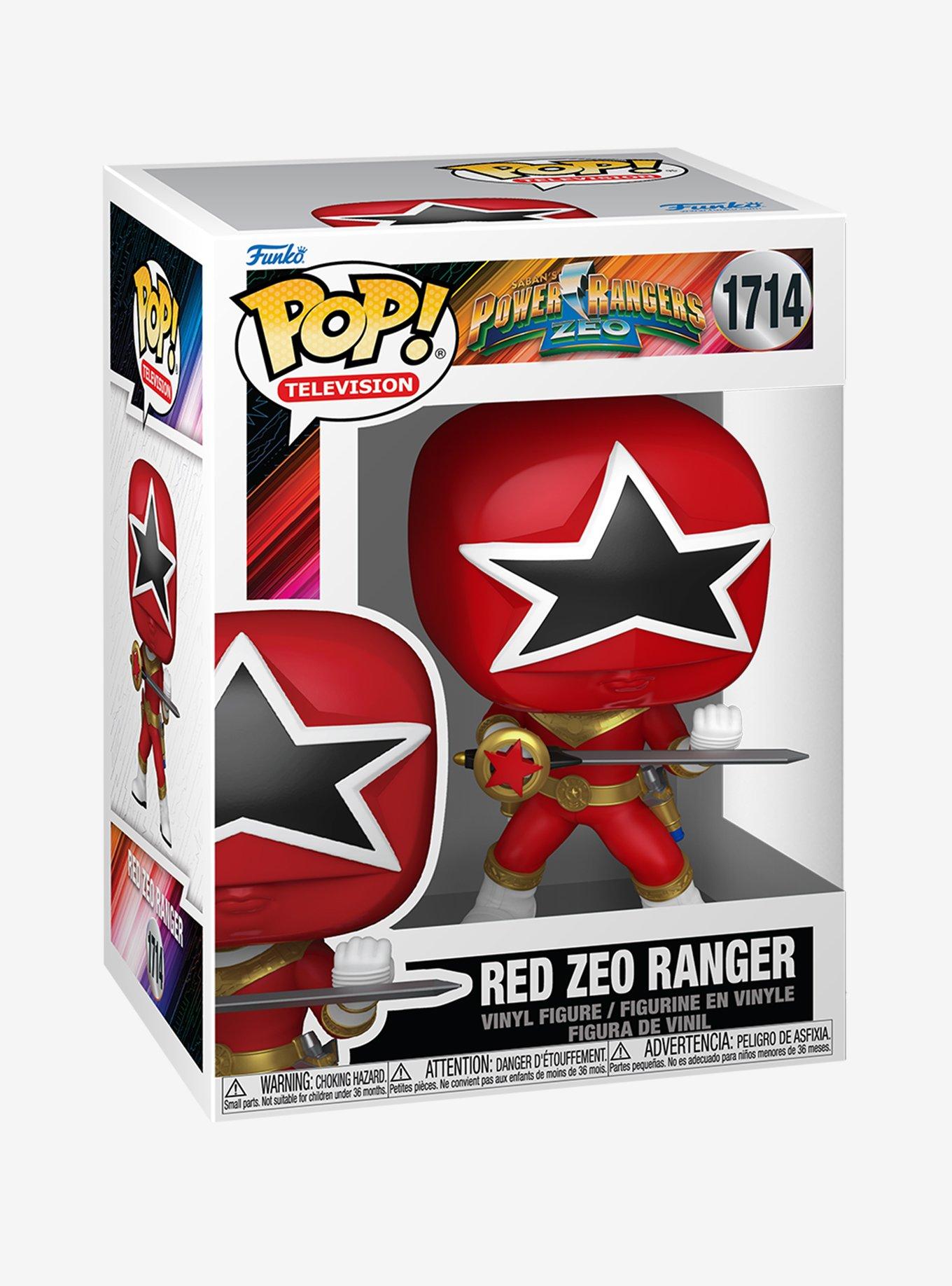 Funko Power Rangers Zeo Pop! Television Red Zeo Ranger Vinyl Figure, , hi-res