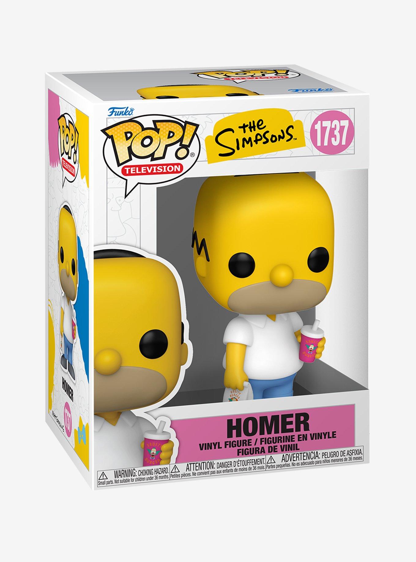 Funko The Simpsons Pop! Television Homer With Drink Vinyl Figure, , hi-res