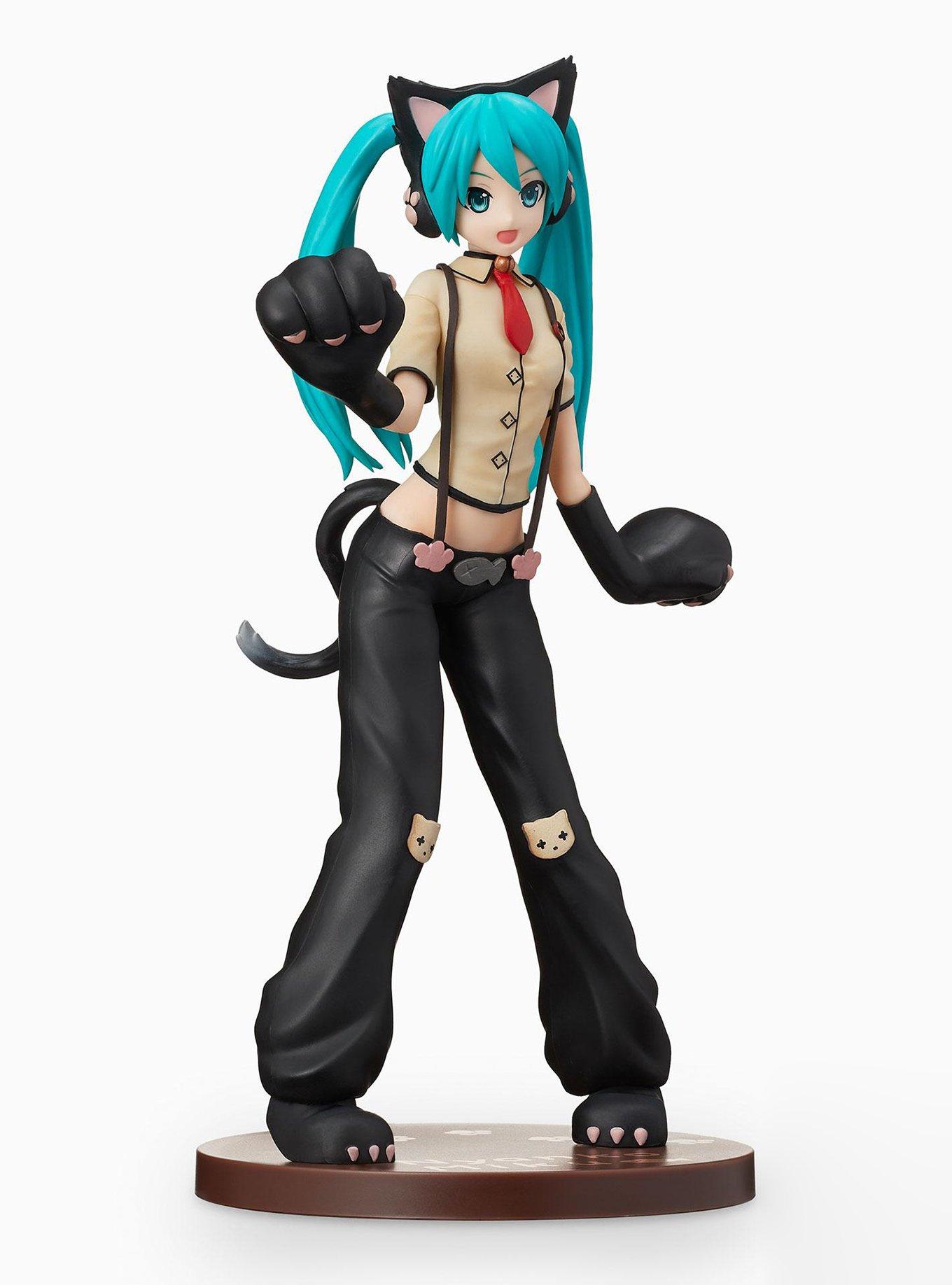 Sega Vocaloid Hatsune Miku Project DIVA Arcade Future Tone Super Premium Hatsune Miku (Kitty Cat) Figure, , alternate