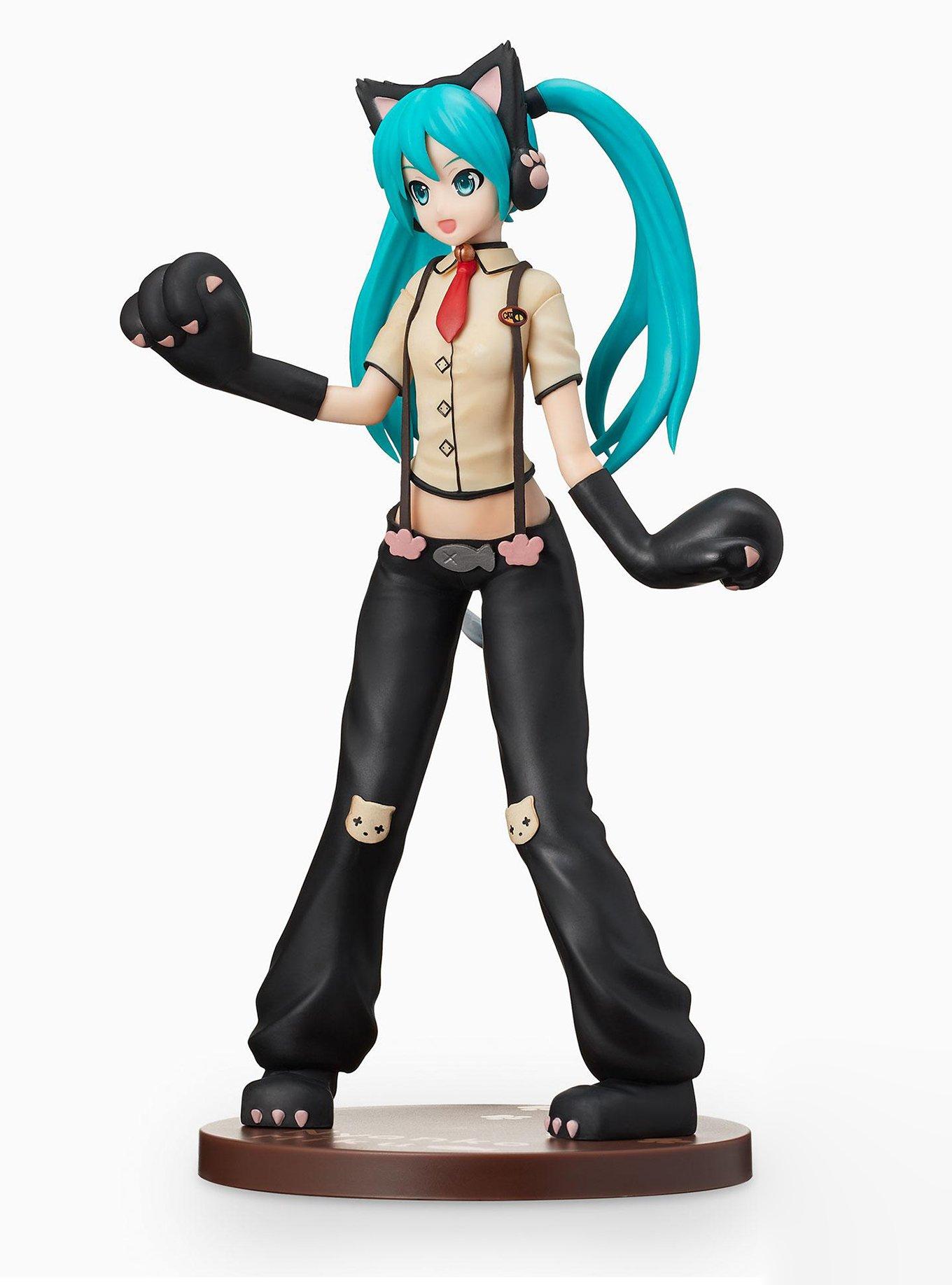 Sega Vocaloid Hatsune Miku Project DIVA Arcade Future Tone Super Premium Hatsune Miku (Kitty Cat) Figure, , alternate