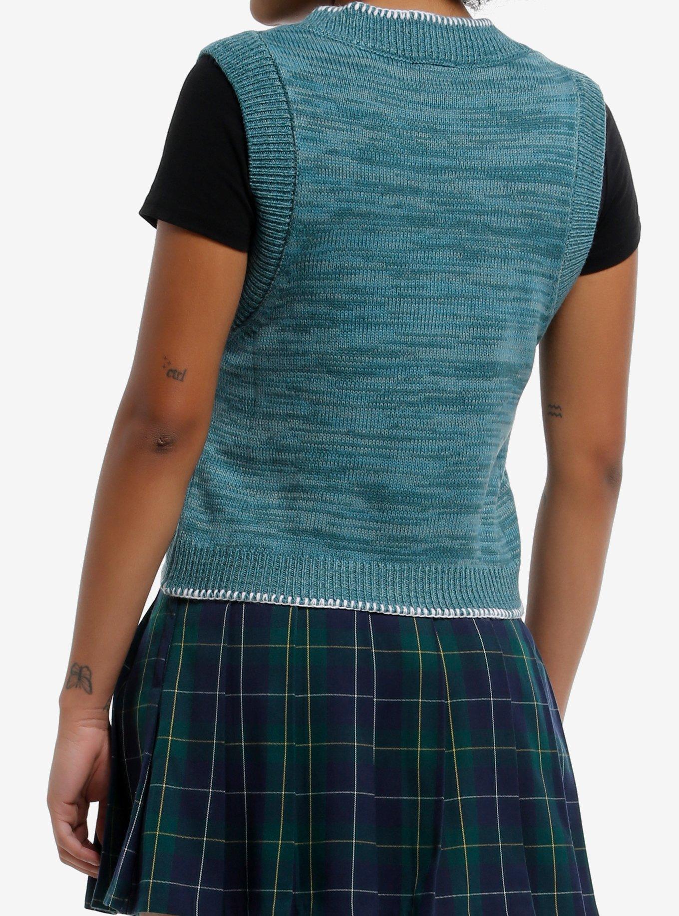 Coraline Icons Knit Sweater Vest, MULTI, alternate