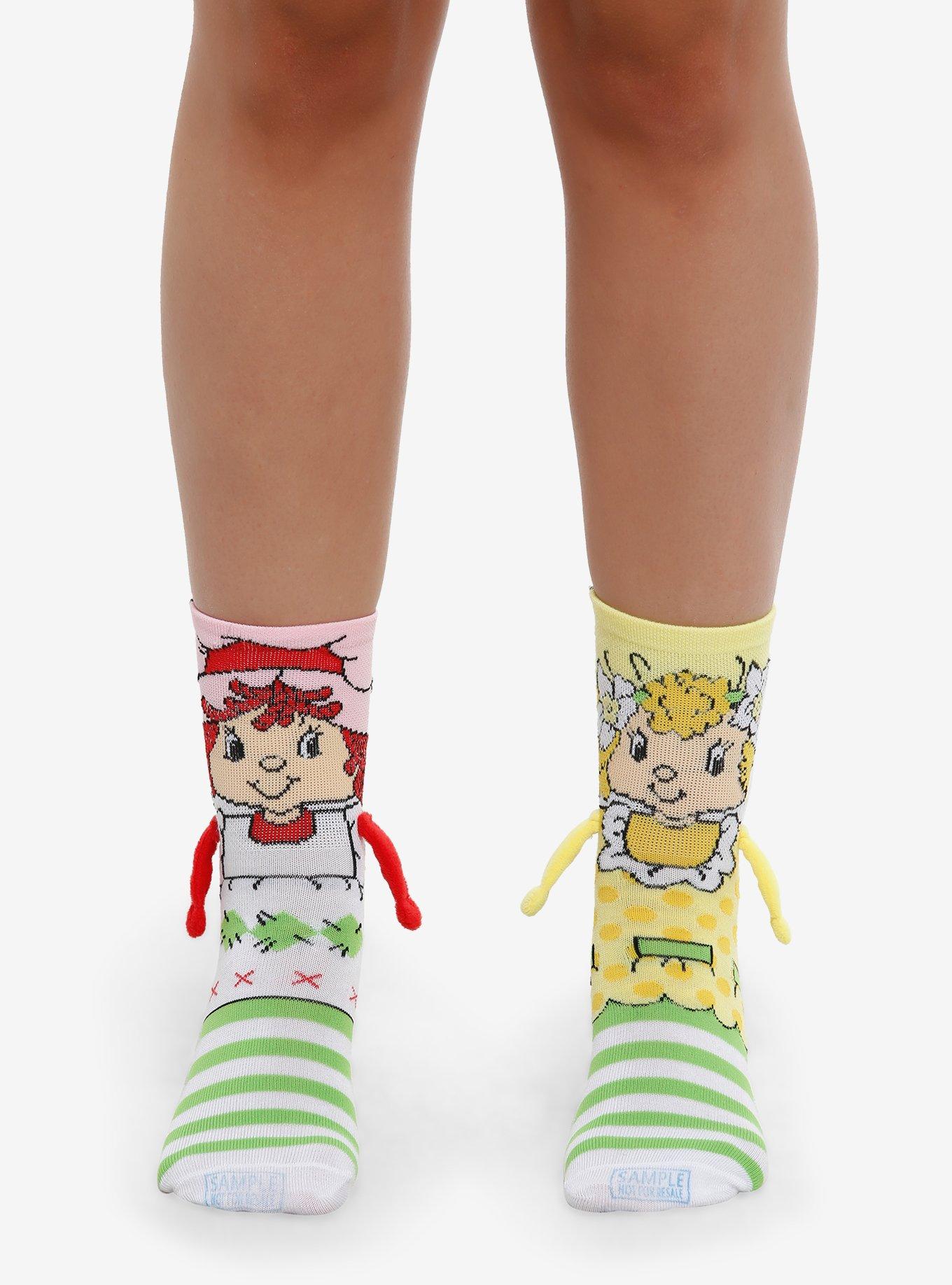 Strawberry Shortcake Lemon Meringue Magnetic Arms Mismatch Crew Socks, , hi-res