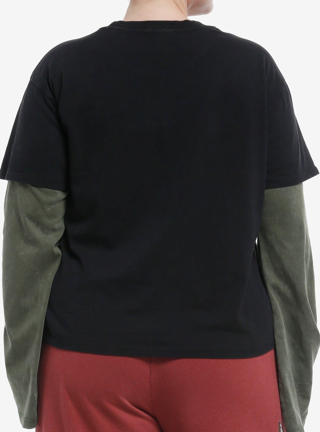 Thorn & Fable Don't Bug Me Twofer Long-Sleeve T-Shirt Plus Size, , hi-res