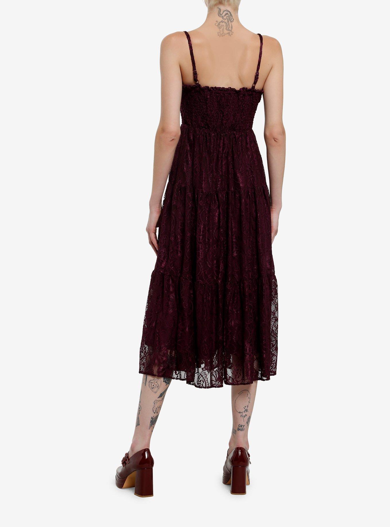 Fig Floral Lace Maxi Dress, , hi-res