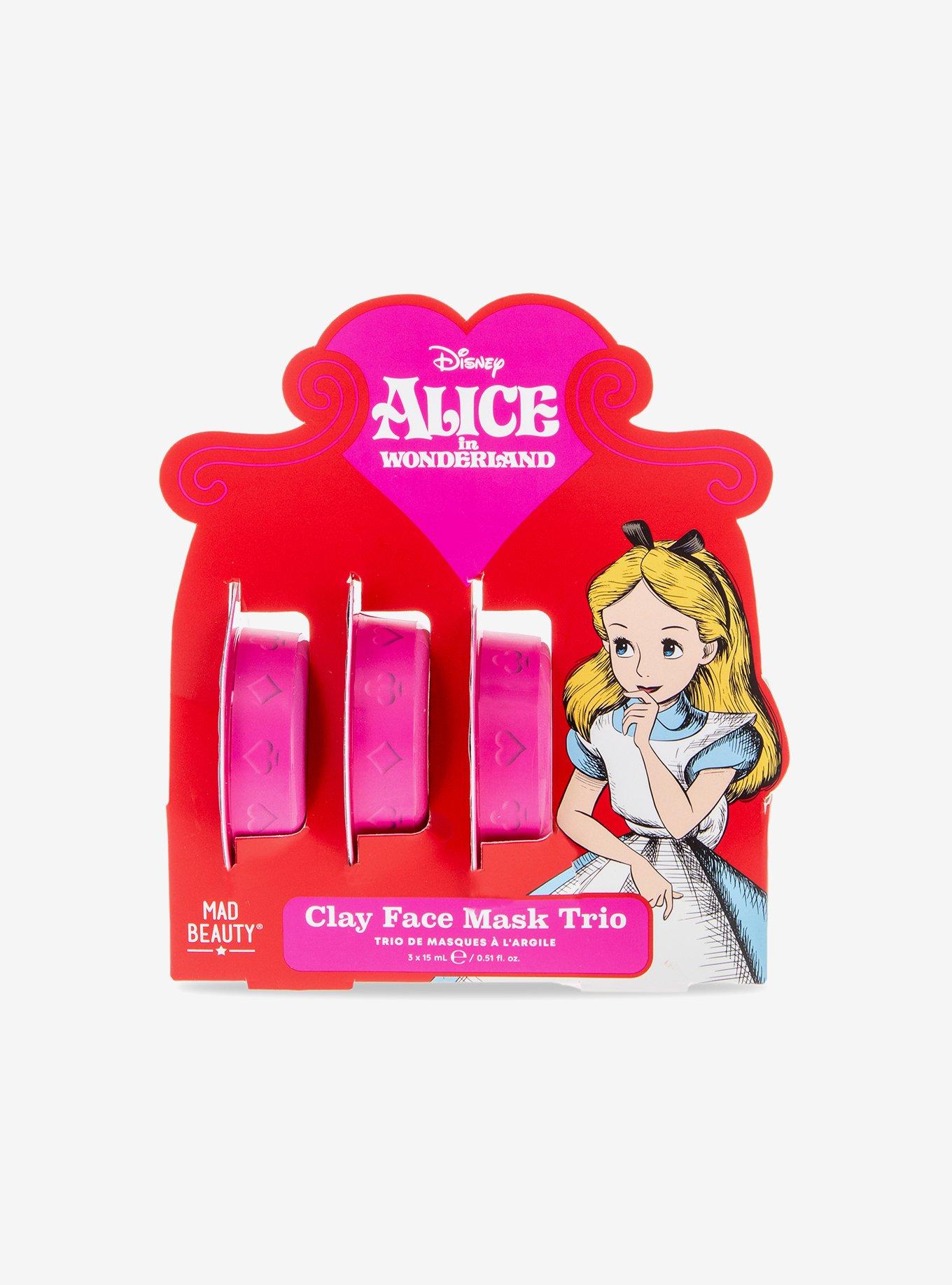 Mad Beauty Disney Alice in Wonderland Clay Face Mask Trio Set, , hi-res