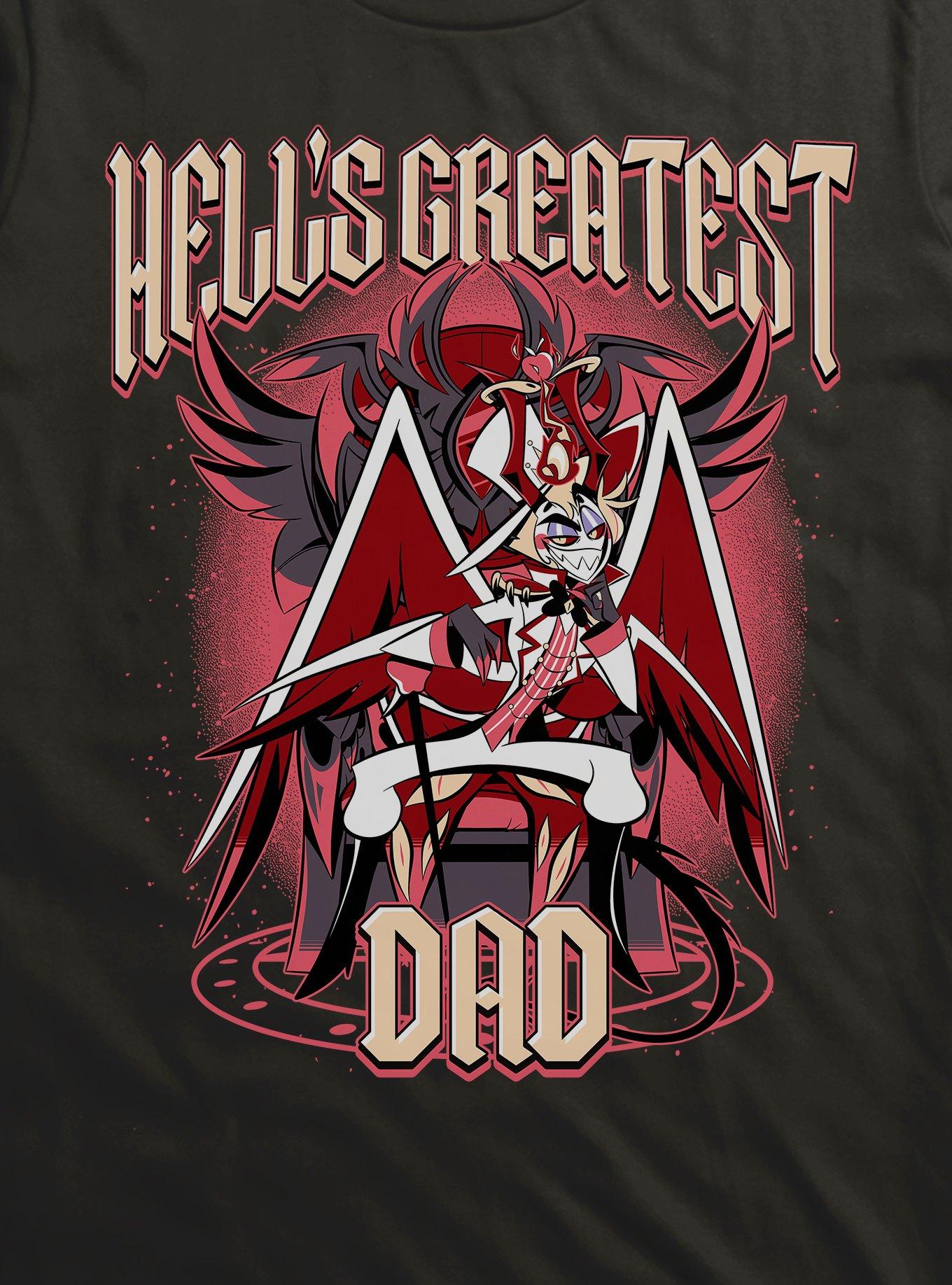 Hazbin Hotel Hell's Greatest Dad Lucifer Extra Soft T-Shirt, , hi-res