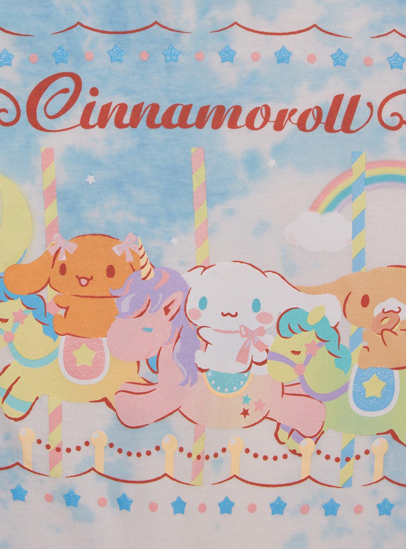 Cinnamoroll Carousel Tie-Dye Girls T-Shirt, , hi-res