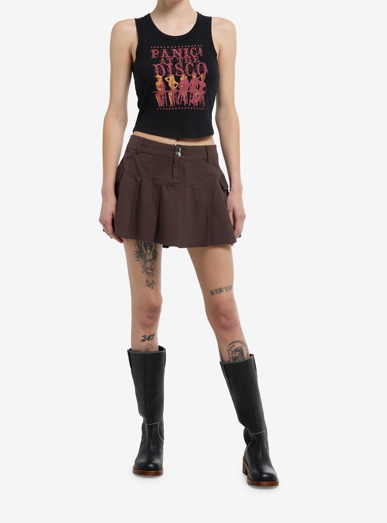 Panic! At The Disco Fever Can't Sweat Out Girls Crop Tank Top, , hi-res