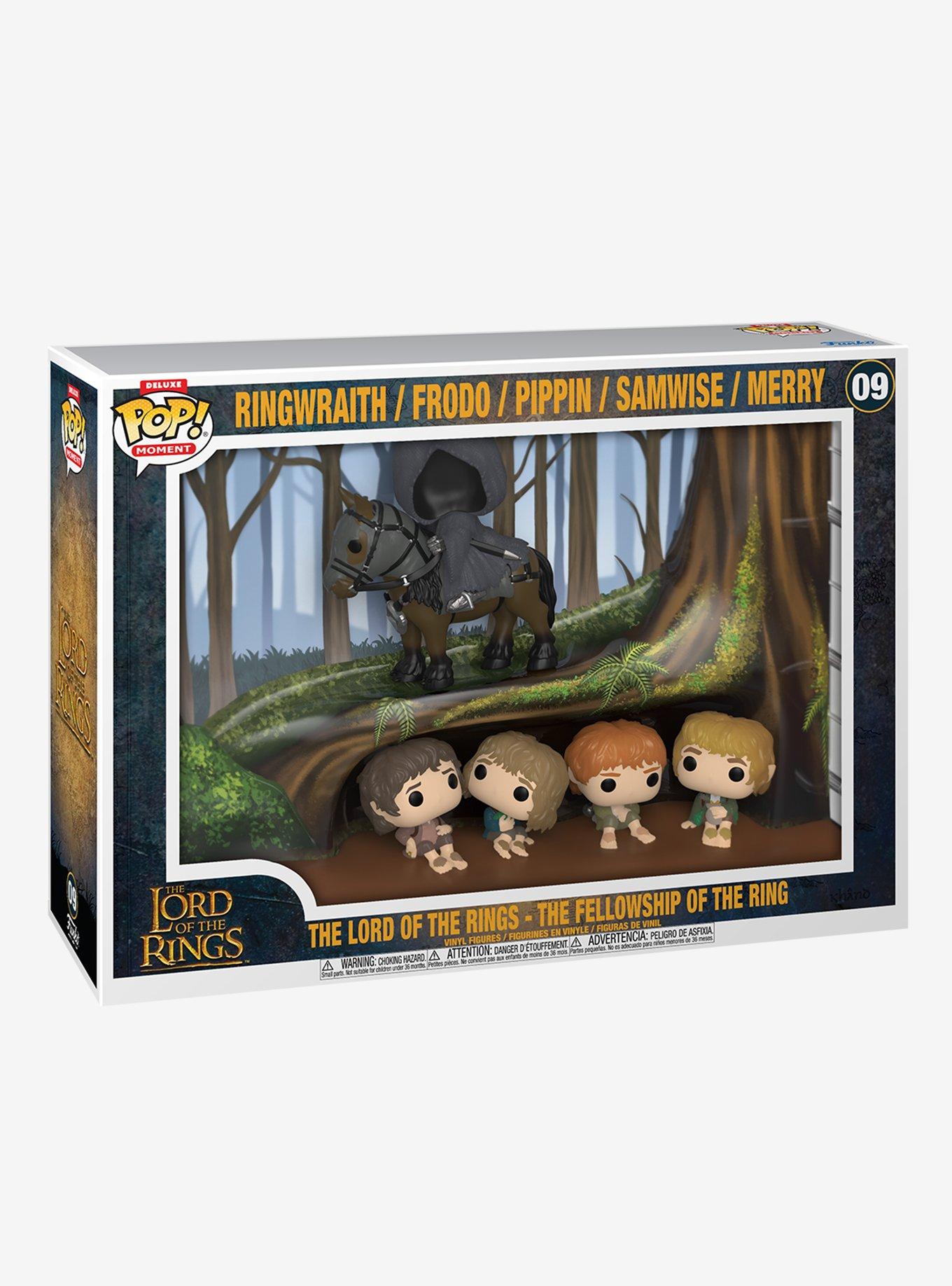 Funko Deluxe Pop! Moment The Lord of the Rings Ringwraith, Frodo, Pippin, Samwise, and Merry Vinyl Figure, , hi-res