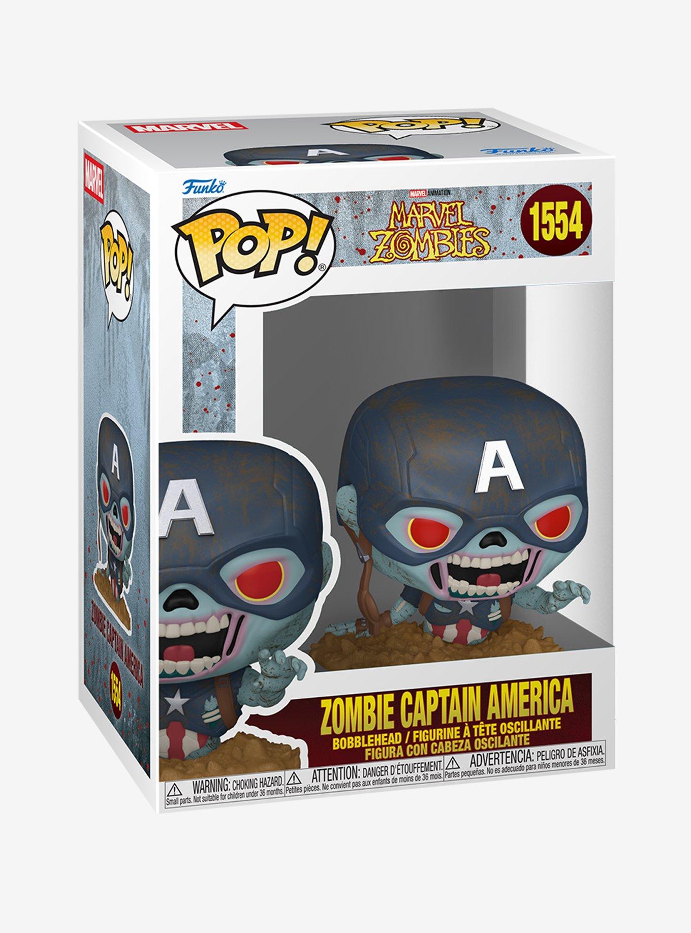 Funko Pop! Marvel Zombies Zombie Captain America Vinyl Bobblehead, , hi-res