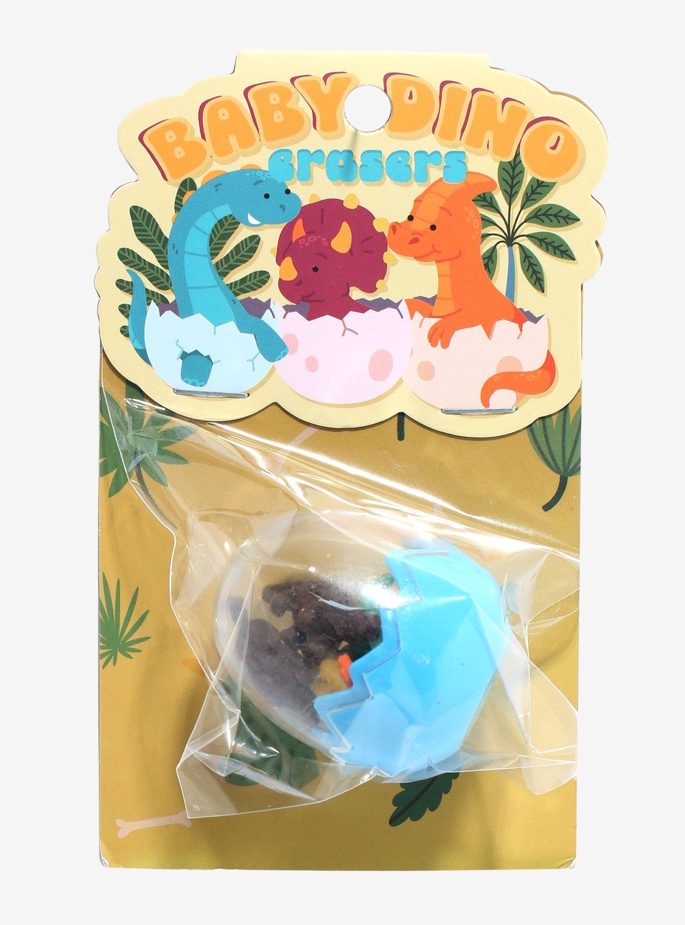 Dinosaur Egg Assorted Blind Eraser Set, , alternate