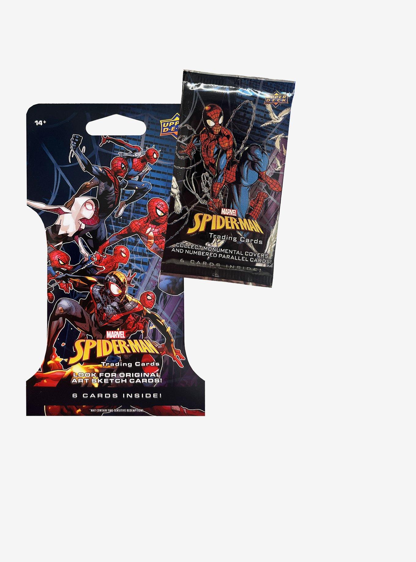 Marvel Spider-Man Trading Cards Booster Pack, , hi-res