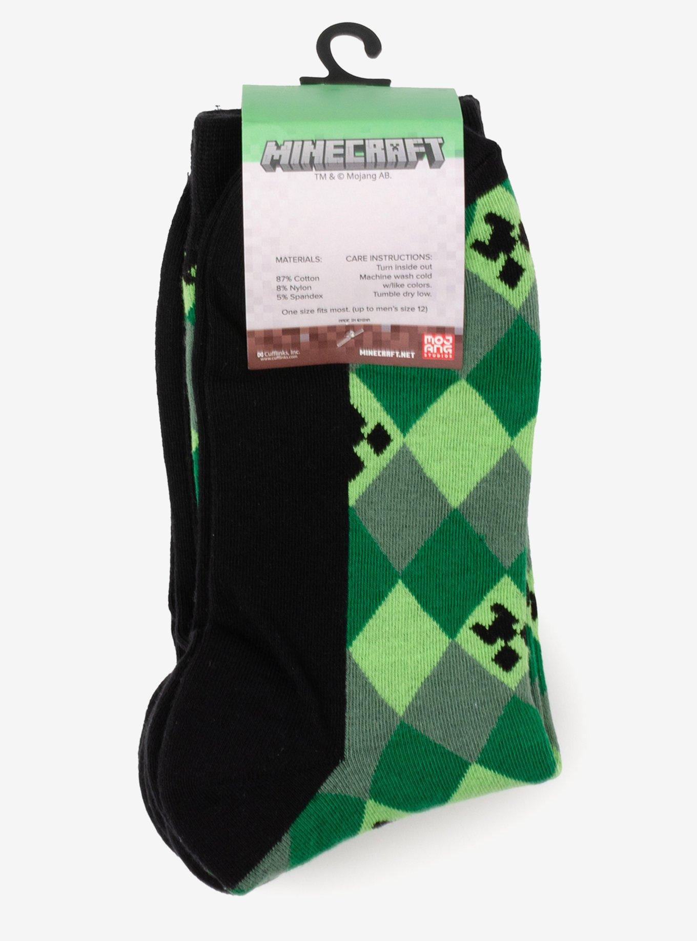 Minecraft Creeper Men's Sock Set, , alternate