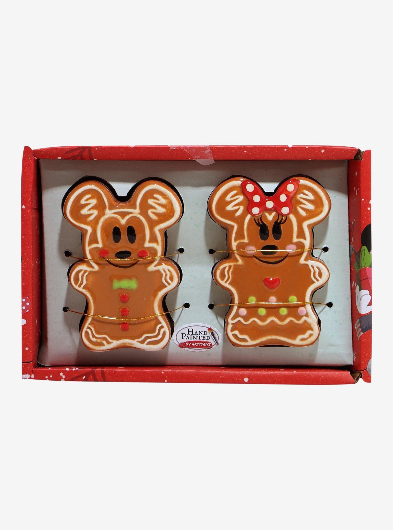 Disney Mickey Mouse & Minnie Mouse Gingerbread Salt & Pepper Shaker Set - BoxLunch Exclusive