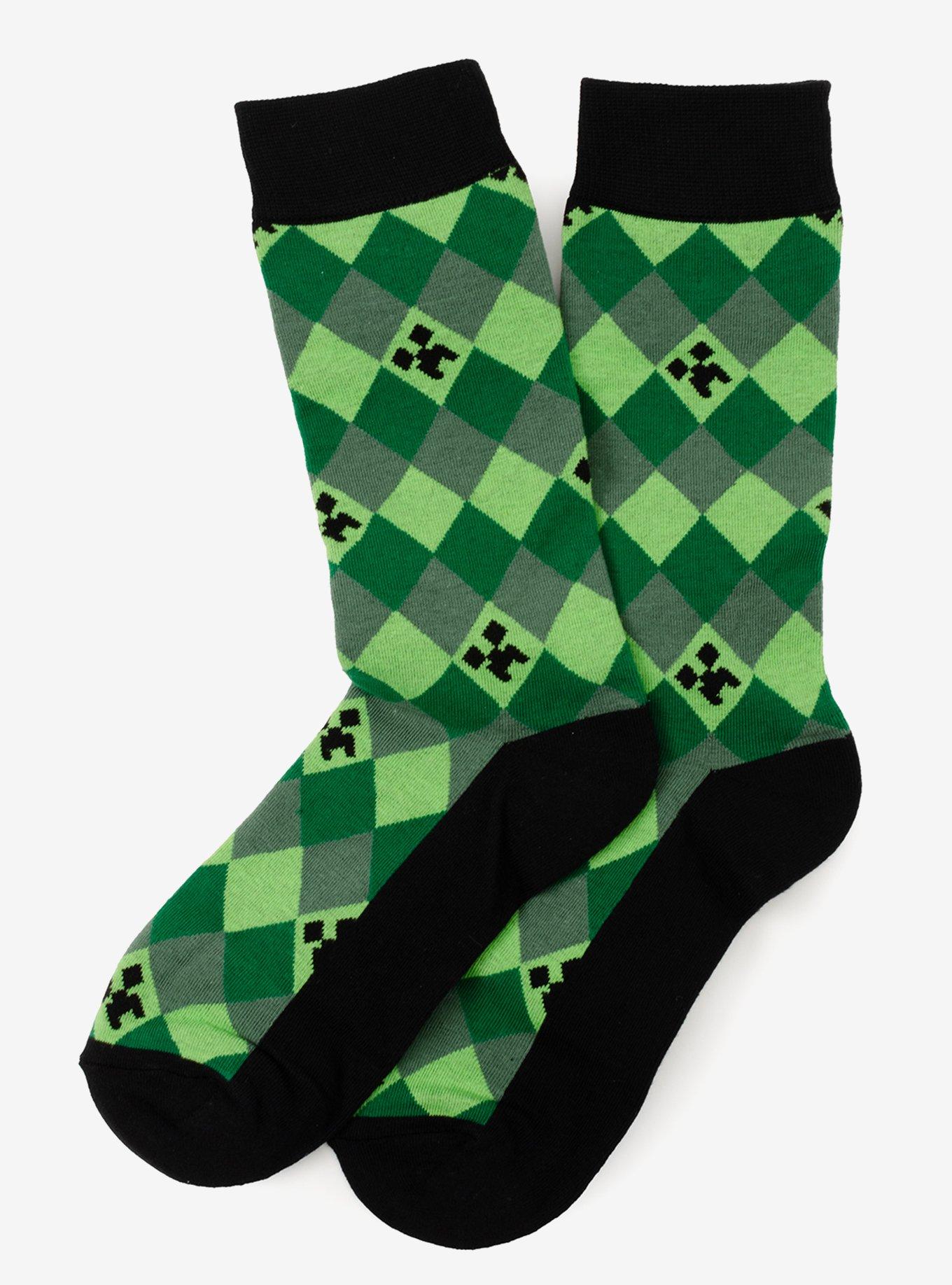 Minecraft Creeper Men's Sock Set, , alternate