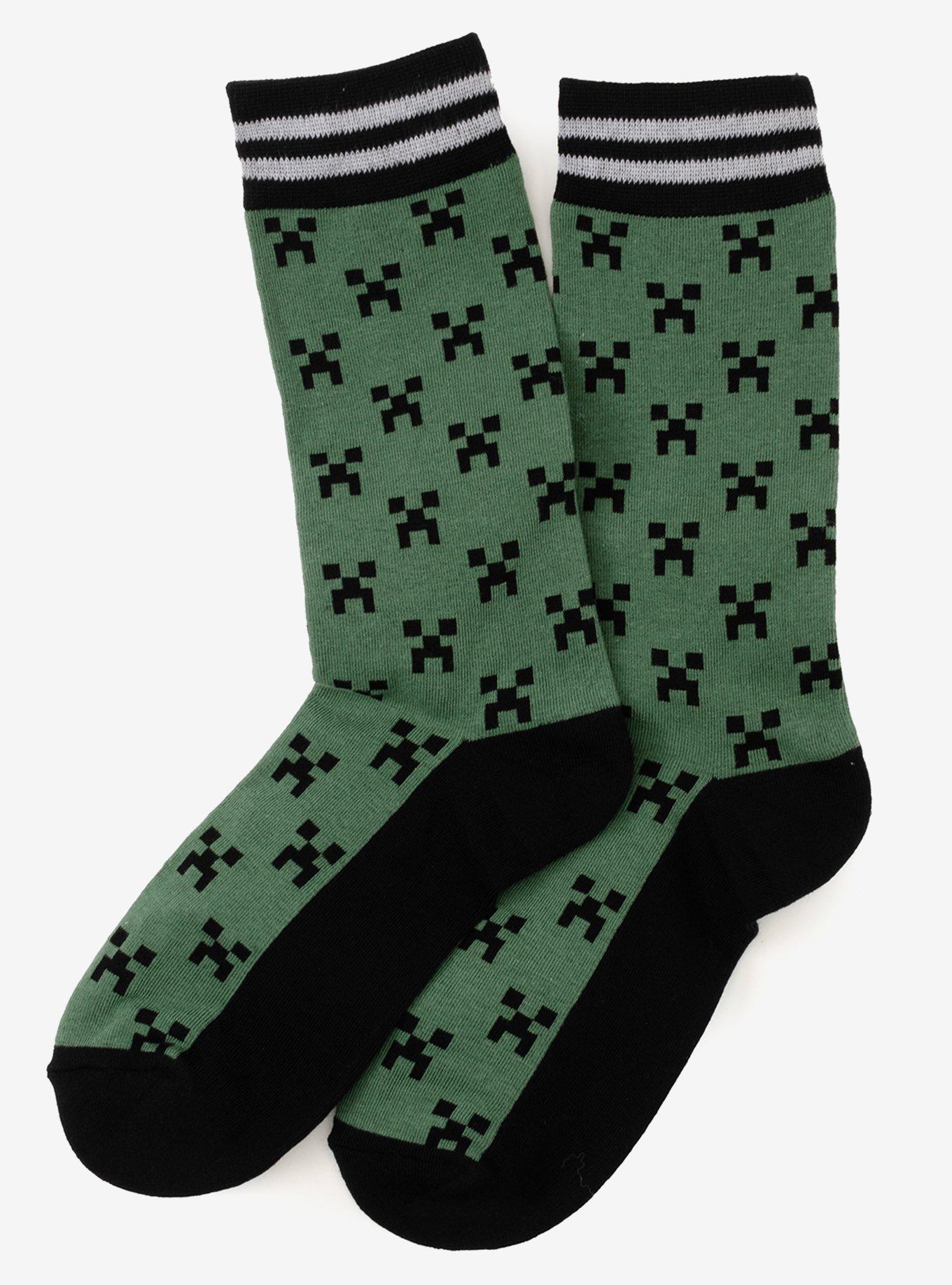 Minecraft Creeper Men's Sock Set, , alternate