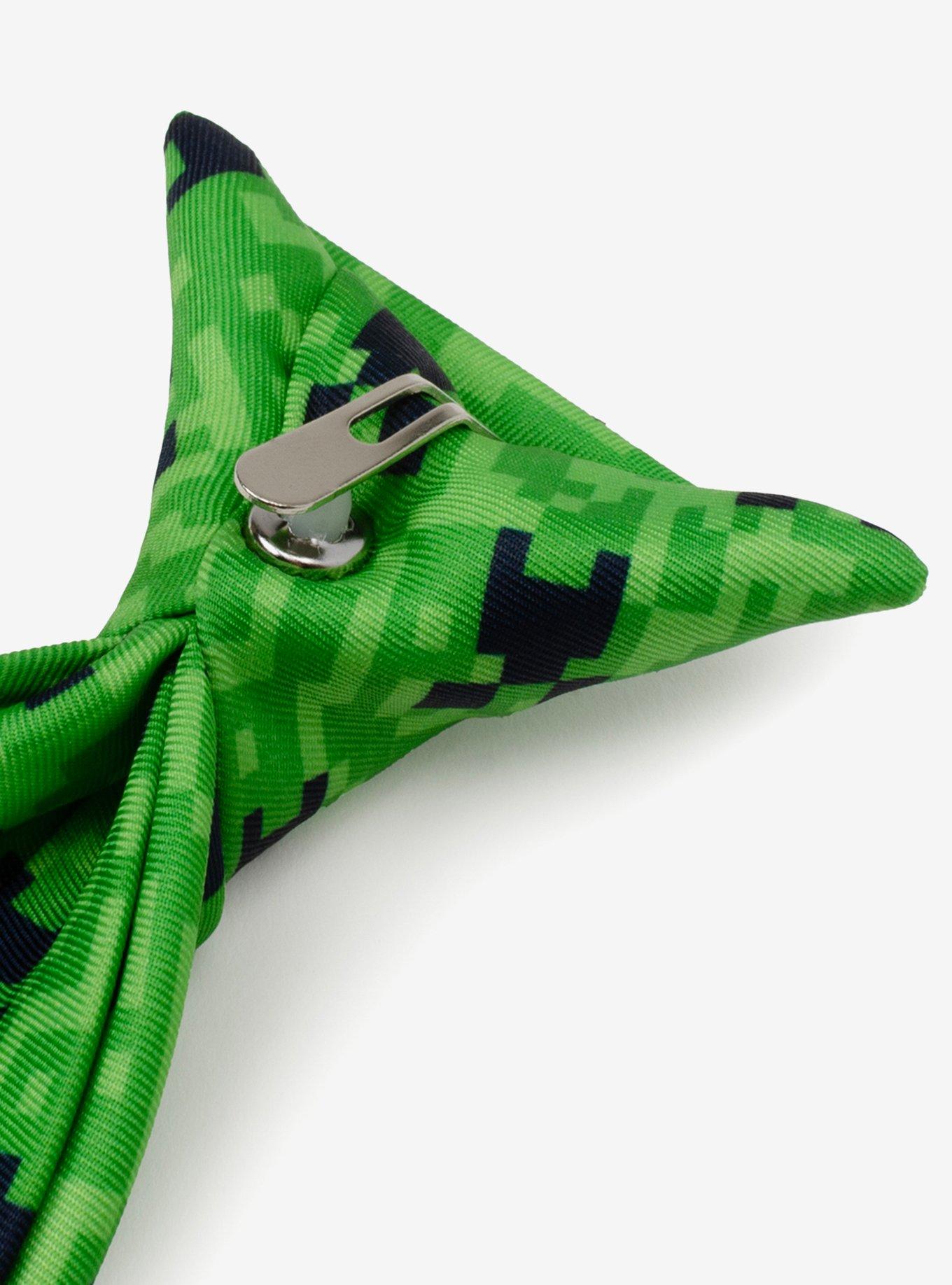 Minecraft Creeper Green Boy's Tie, , alternate