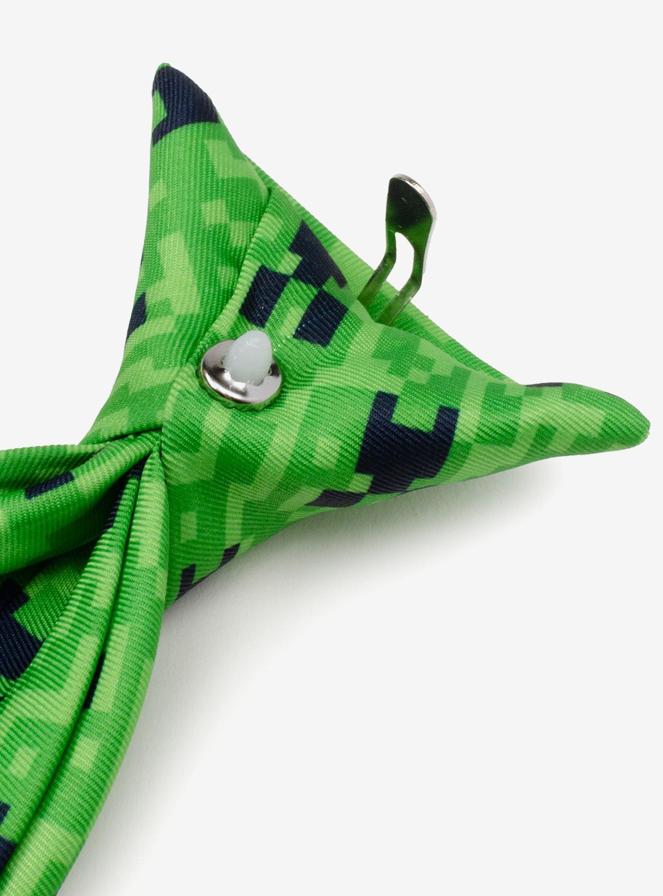 Minecraft Creeper Green Boy's Tie, , alternate