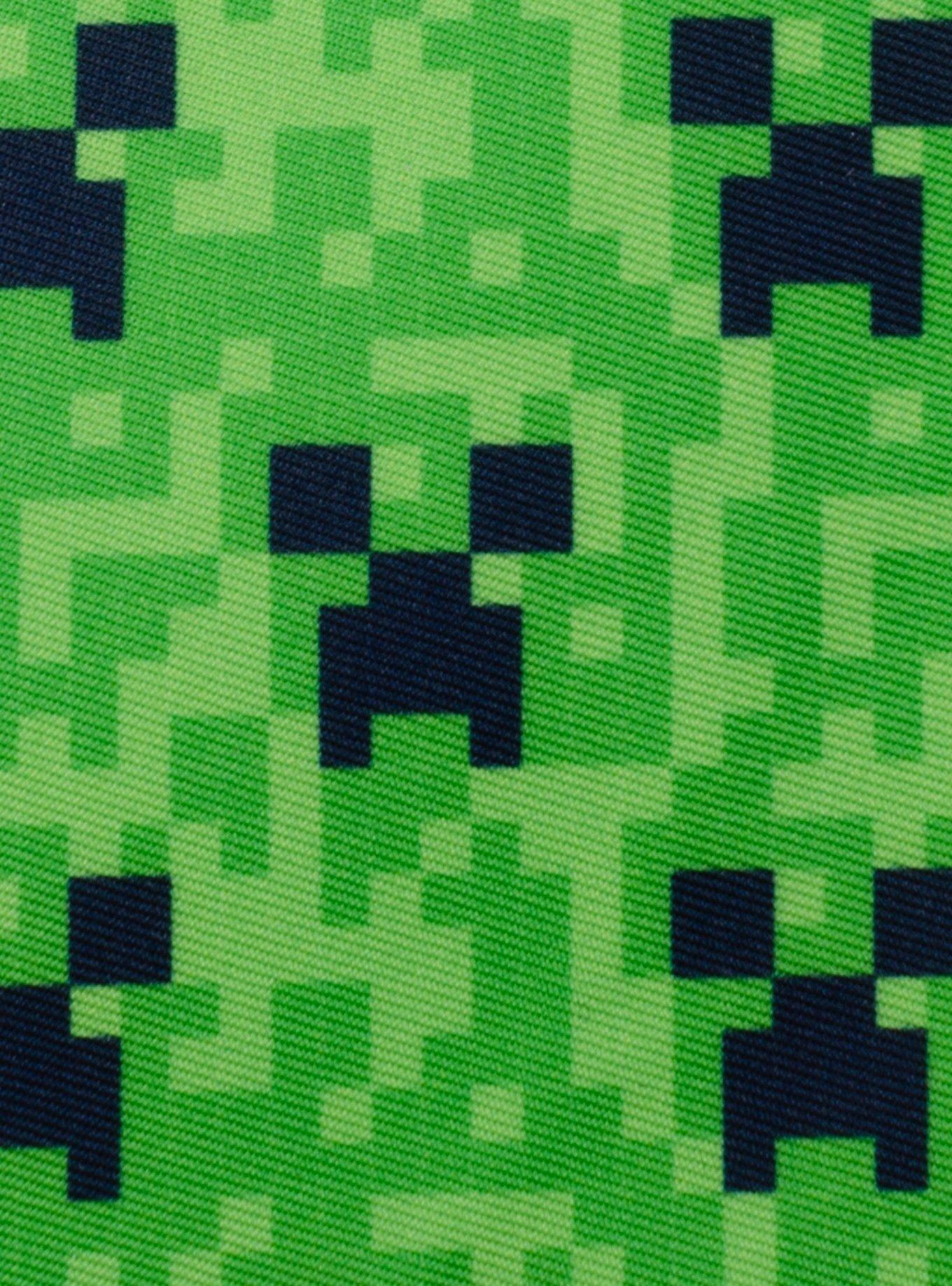 Minecraft Creeper Green Boy's Tie, , alternate