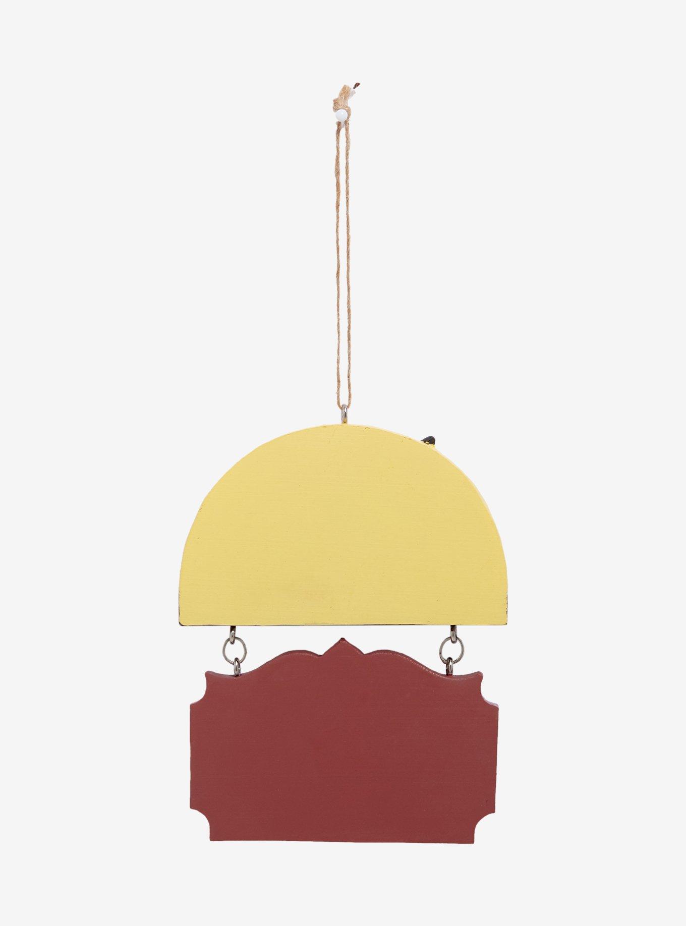 Jim Shore Coraline The Cat Pink Palace Apartments Sign Ornament, , alternate