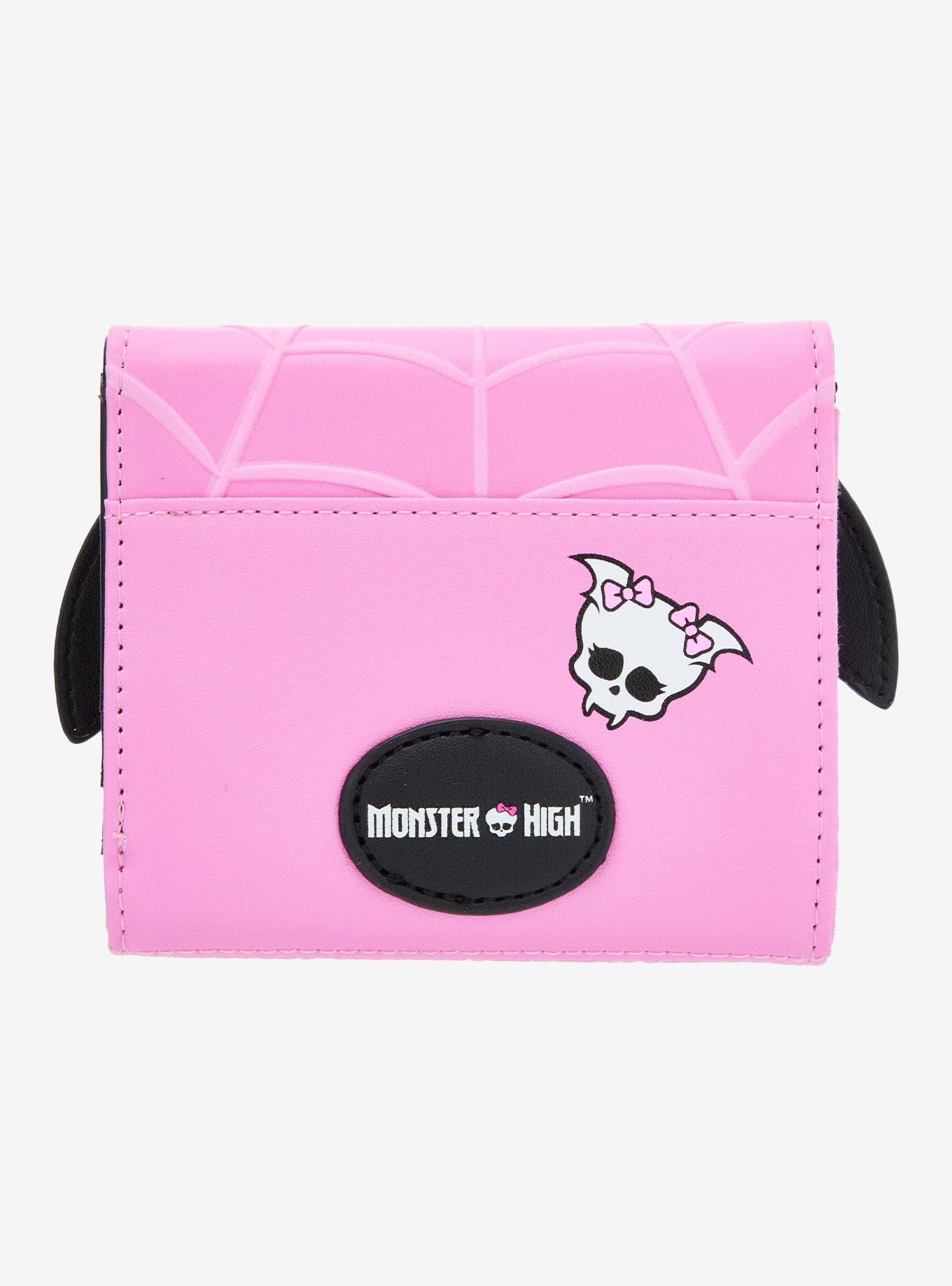 Monster High Draculaura Heart Bat Wings Mini Wallet, , alternate