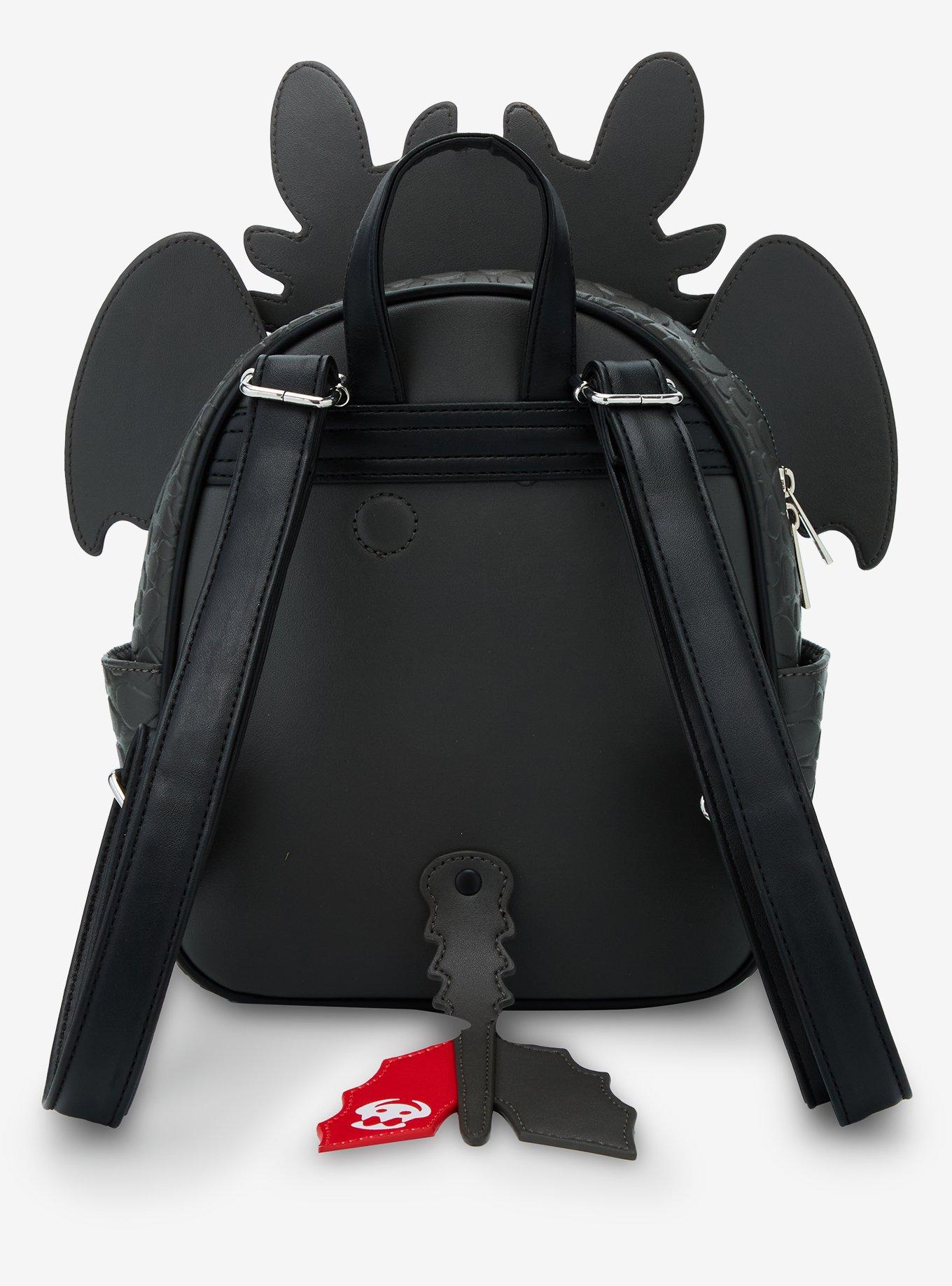 How To Train Your Dragon Toothless Pin Collector Mini Backpack, , alternate