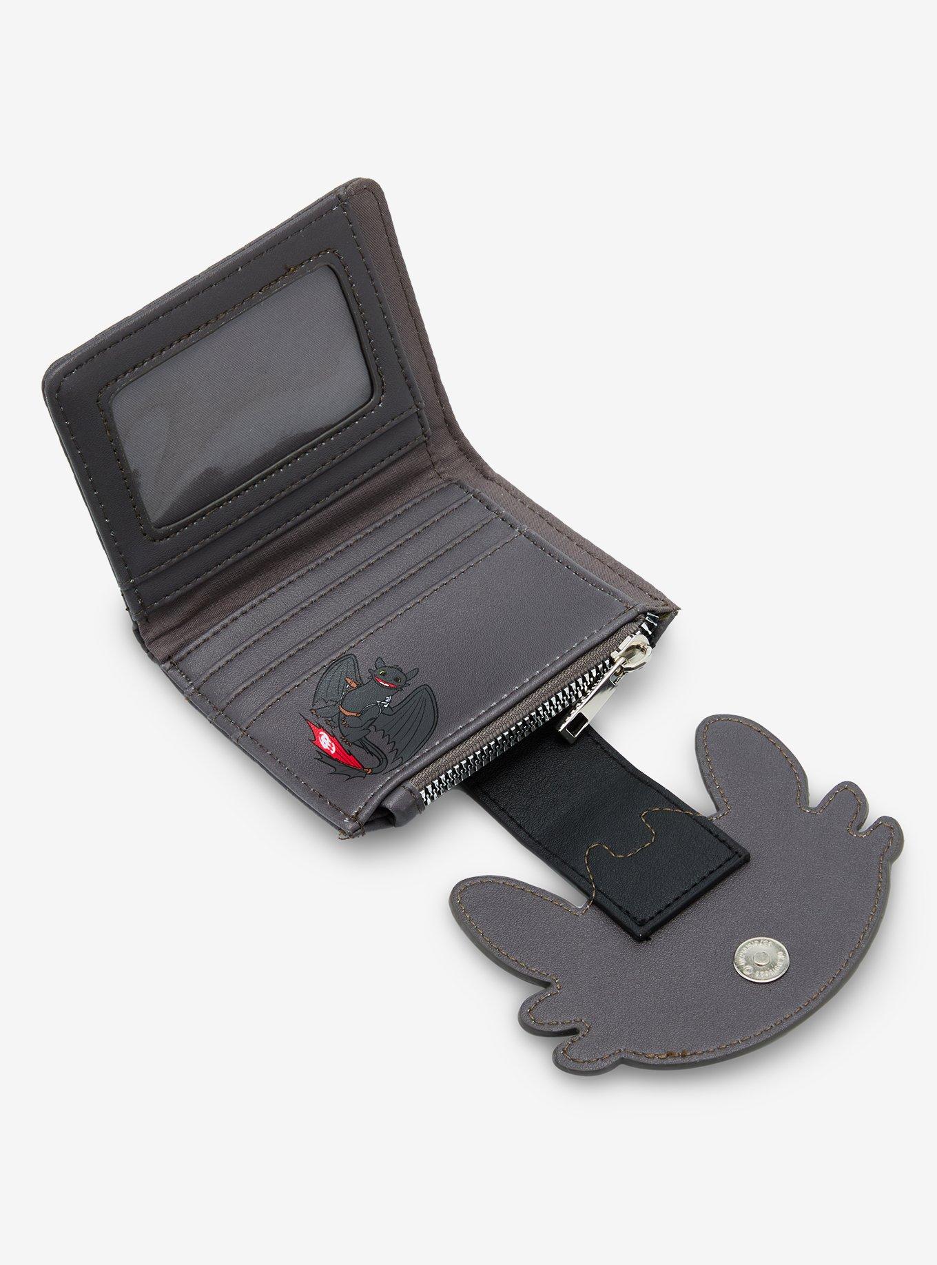 How To Train Your Dragon Toothless Strap Mini Wallet, , alternate