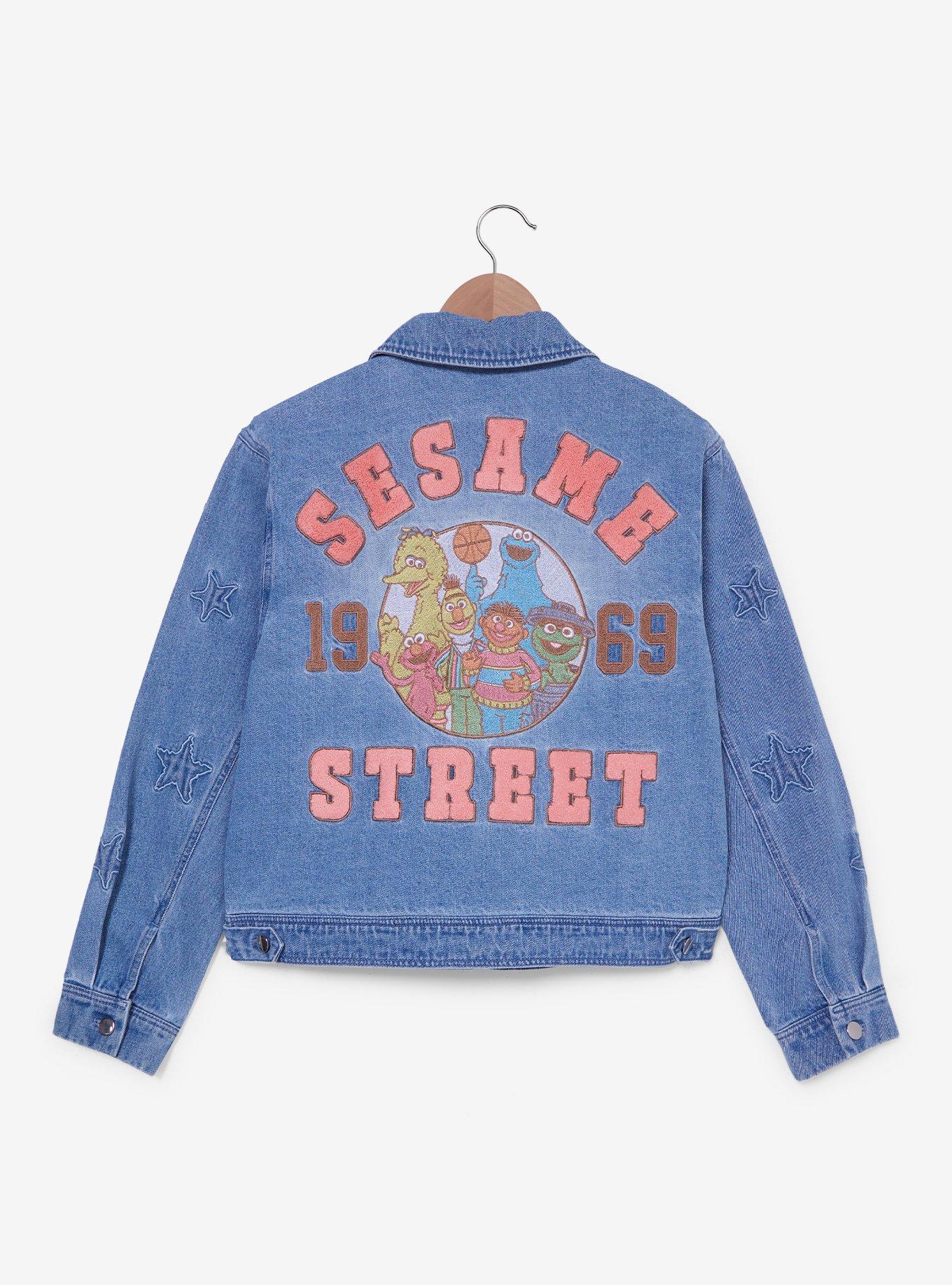 Sesame Street Team Sesame Women's Denim Jacket — BoxLunch Exclusive, , hi-res