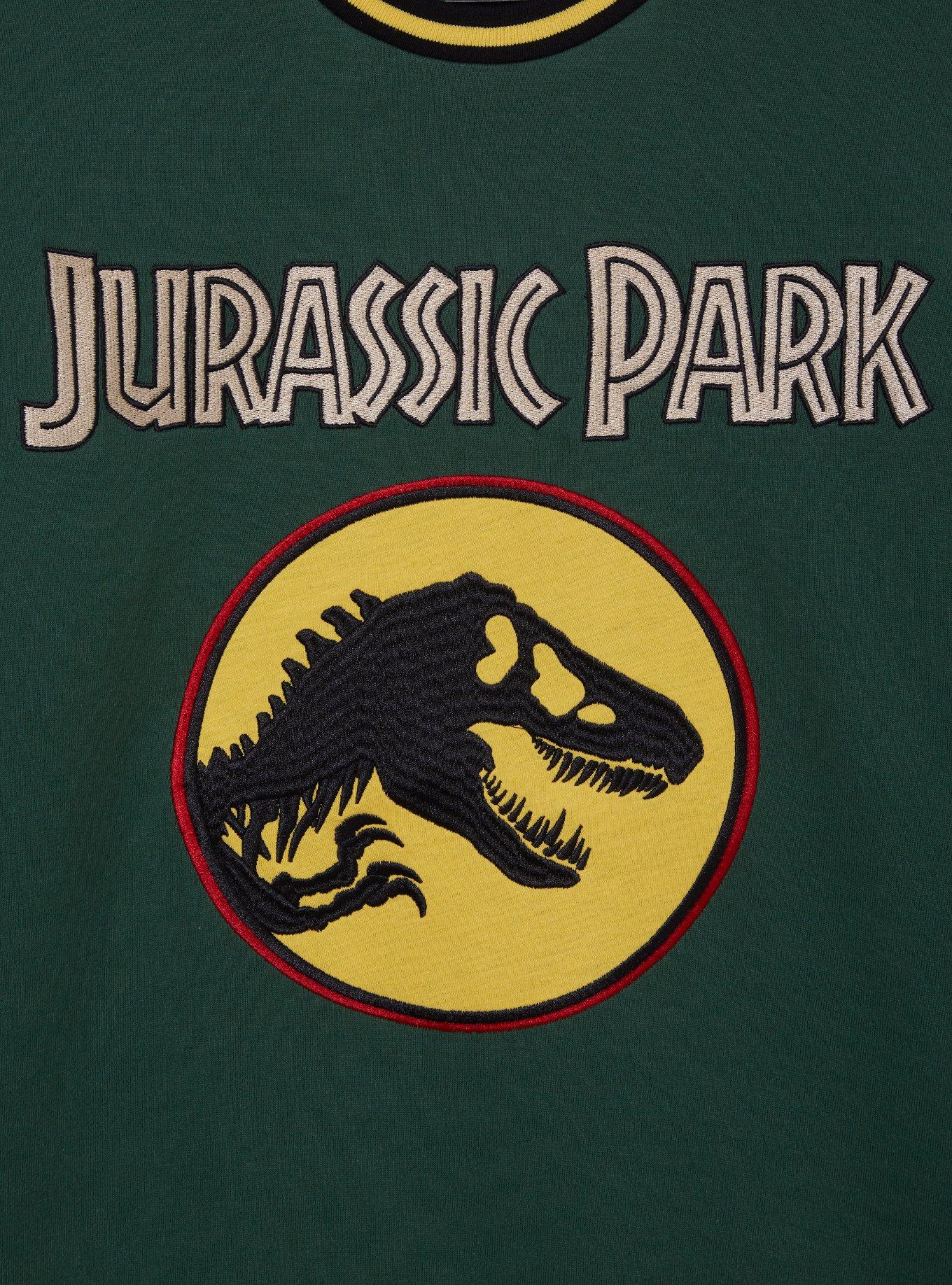 Jurassic Park Logo Crewneck - BoxLunch Exclusive, GREEN, alternate