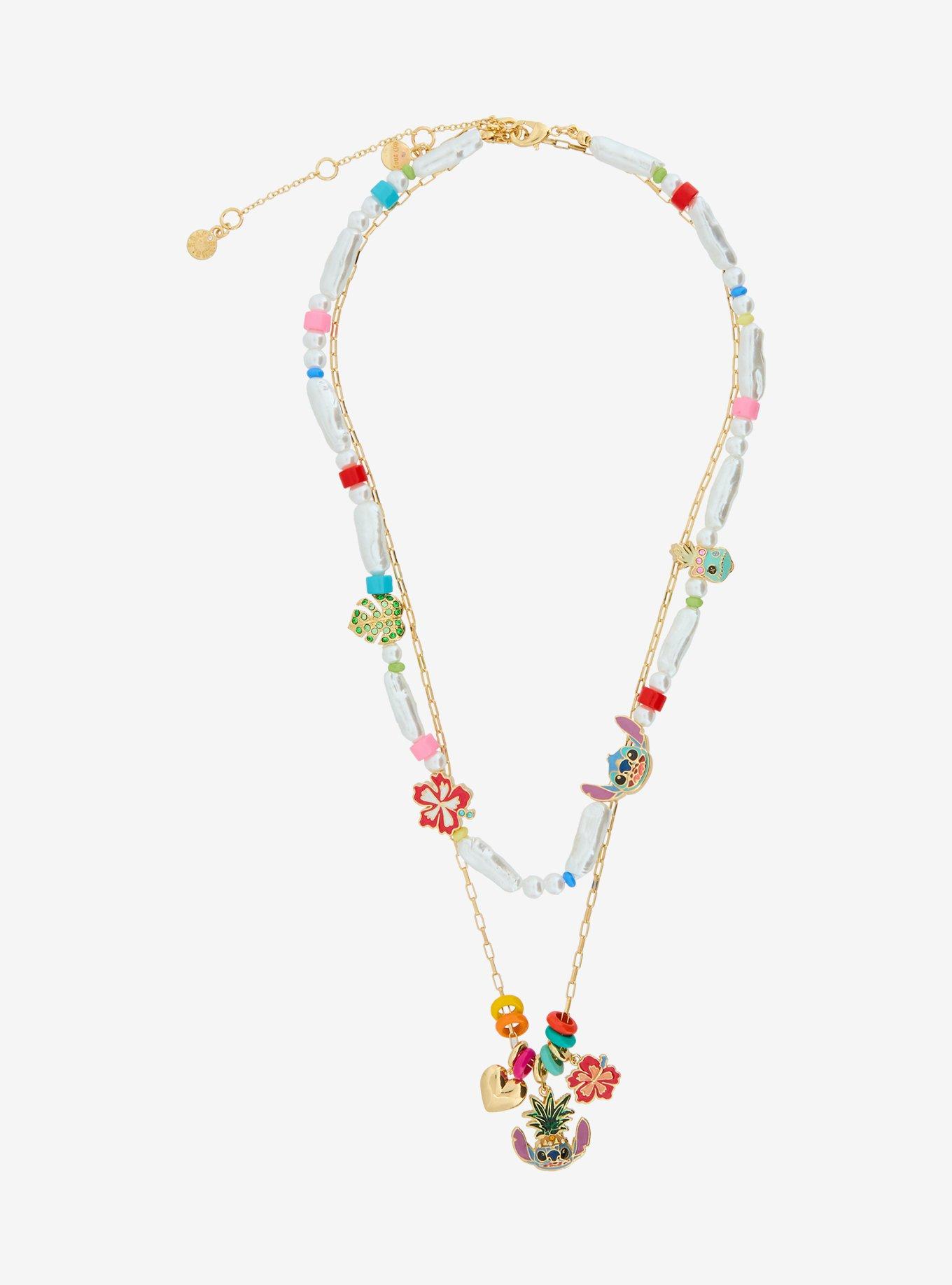 Baublebar Disney Lilo & Stitch Tropical Necklace Set - BoxLunch Exclusive, , hi-res