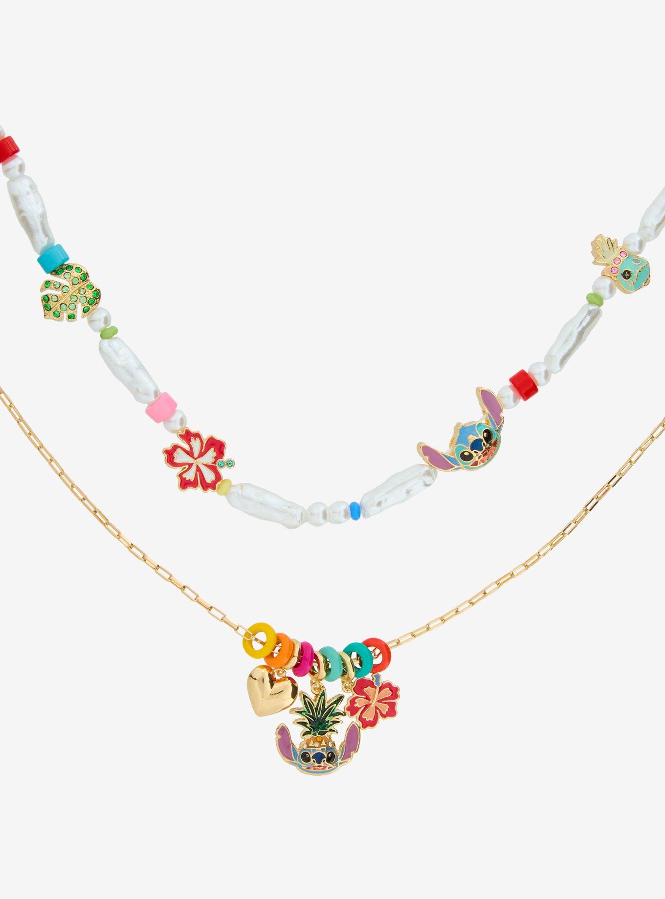 Baublebar Disney Lilo & Stitch Tropical Necklace Set - BoxLunch Exclusive, , alternate