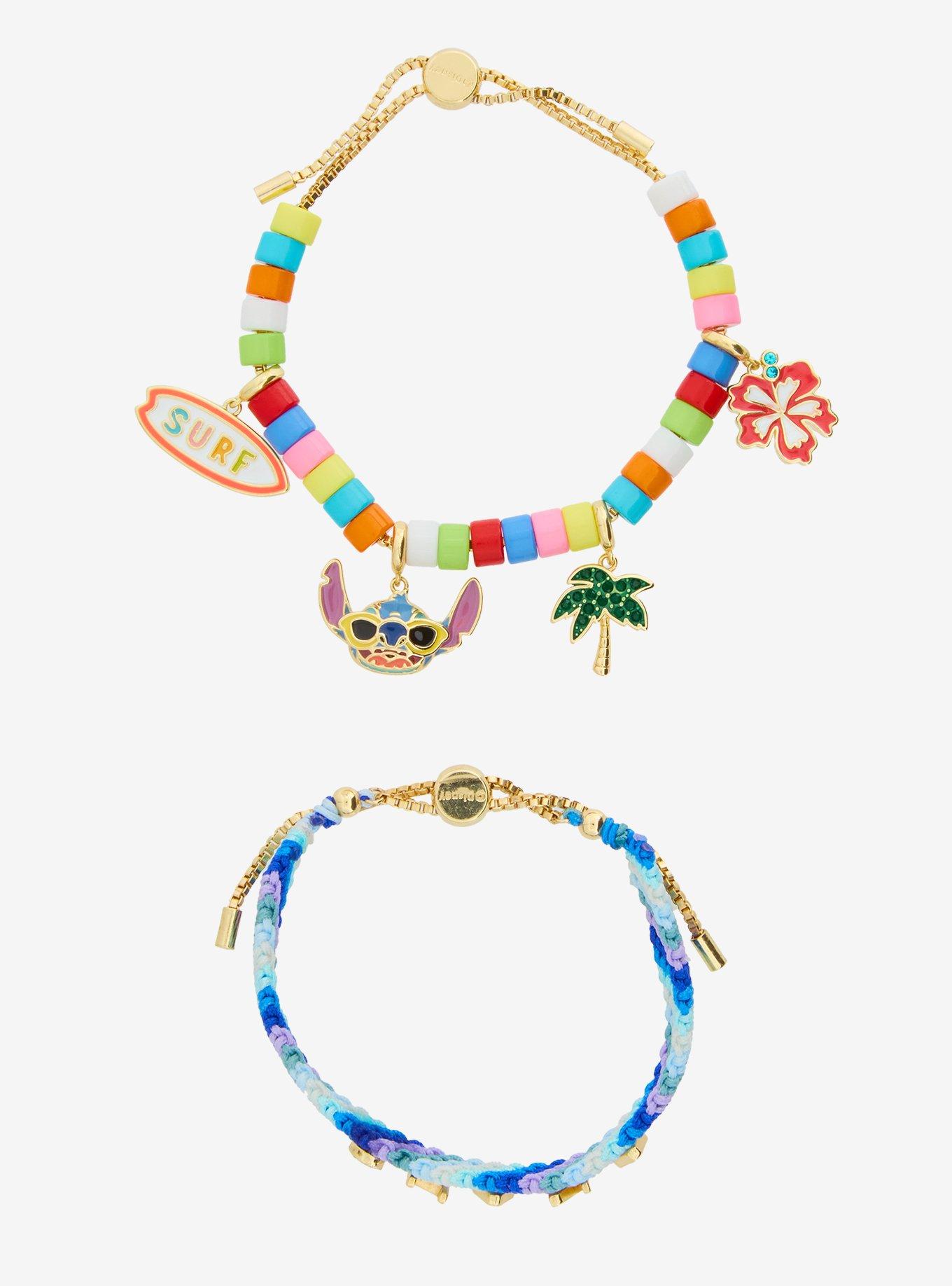 Baublebar Disney Lilo & Stitch Beach Friendship Bracelet Set - BoxLunch Exclusive, , hi-res