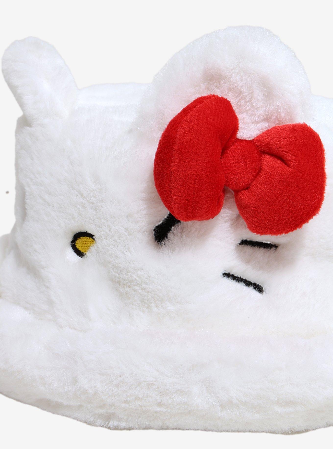 Hello Kitty Plush Bowler Hat, , alternate