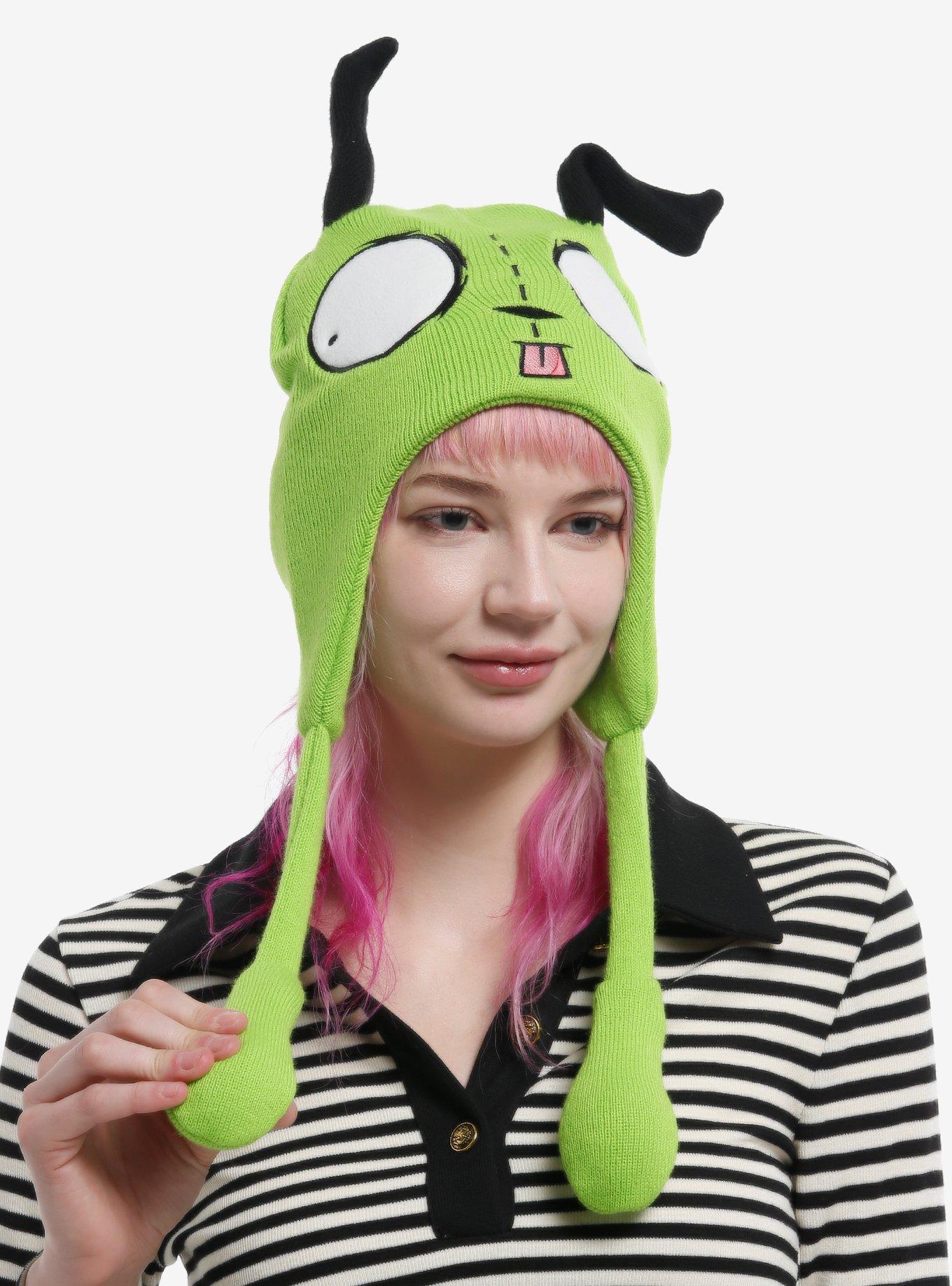 Invader Zim GIR Tassel Beanie With Movable Ears, , hi-res