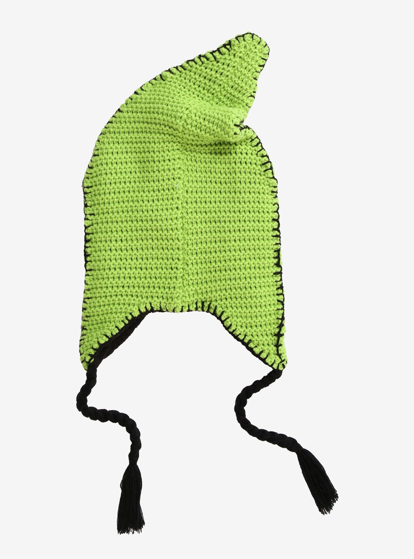 The Nightmare Before Christmas Oogie Boogie Knit Tassel Beanie, , hi-res