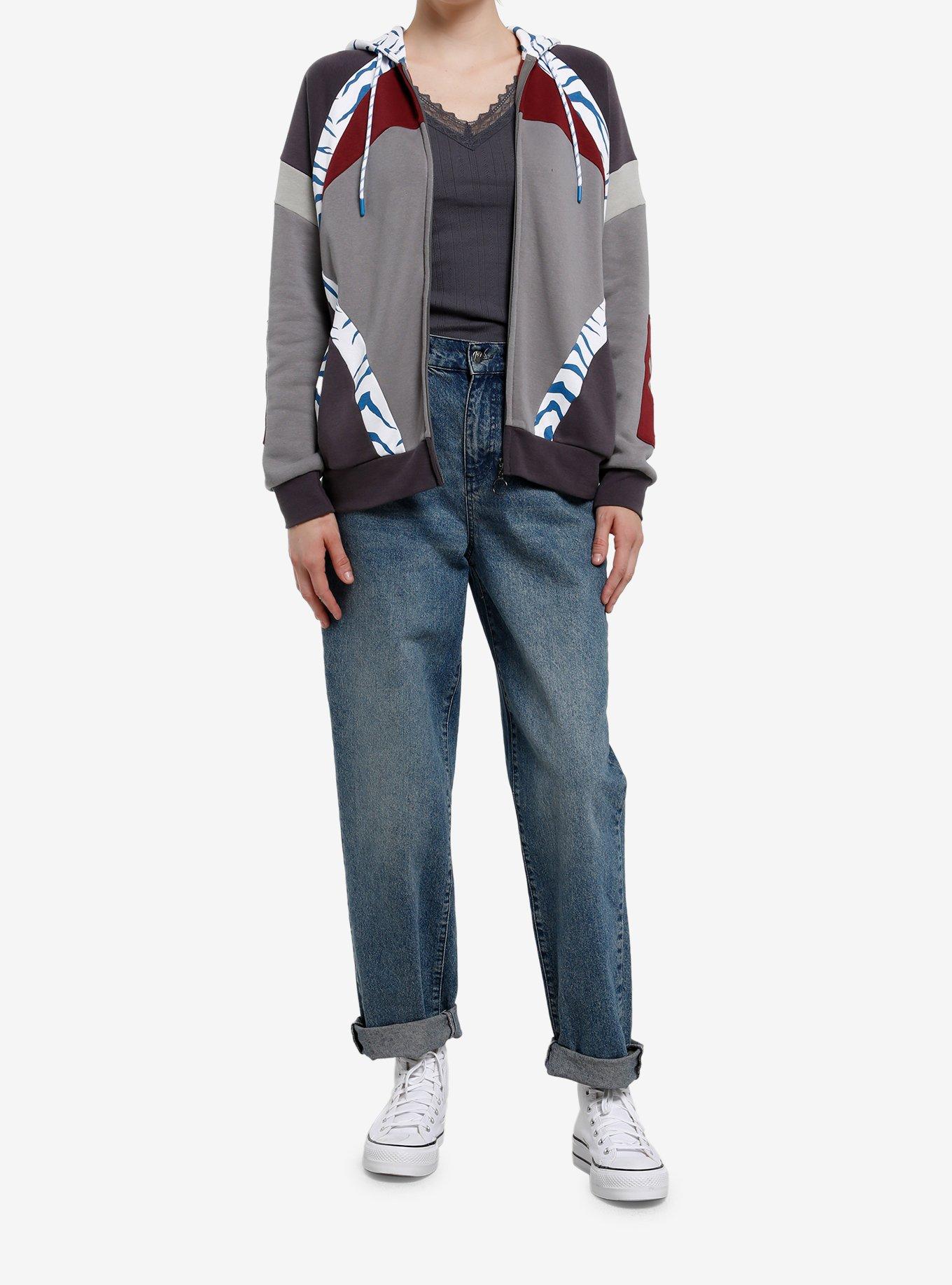 Her Universe Star Wars Ahsoka Tano Color-Block Hoodie Her Universe Exclusive, , hi-res