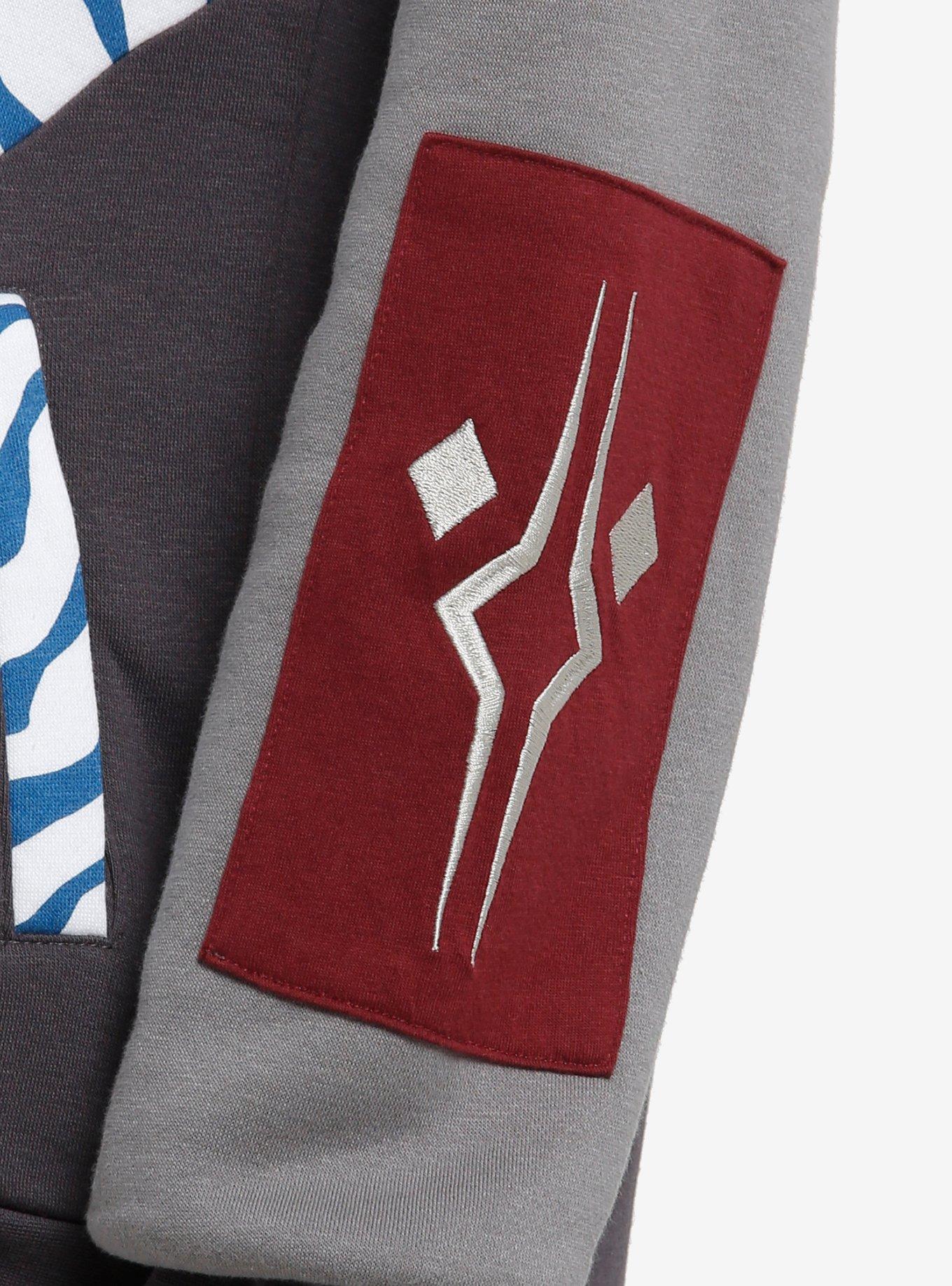 Her Universe Star Wars Ahsoka Tano Color-Block Hoodie Her Universe Exclusive, MULTI, alternate
