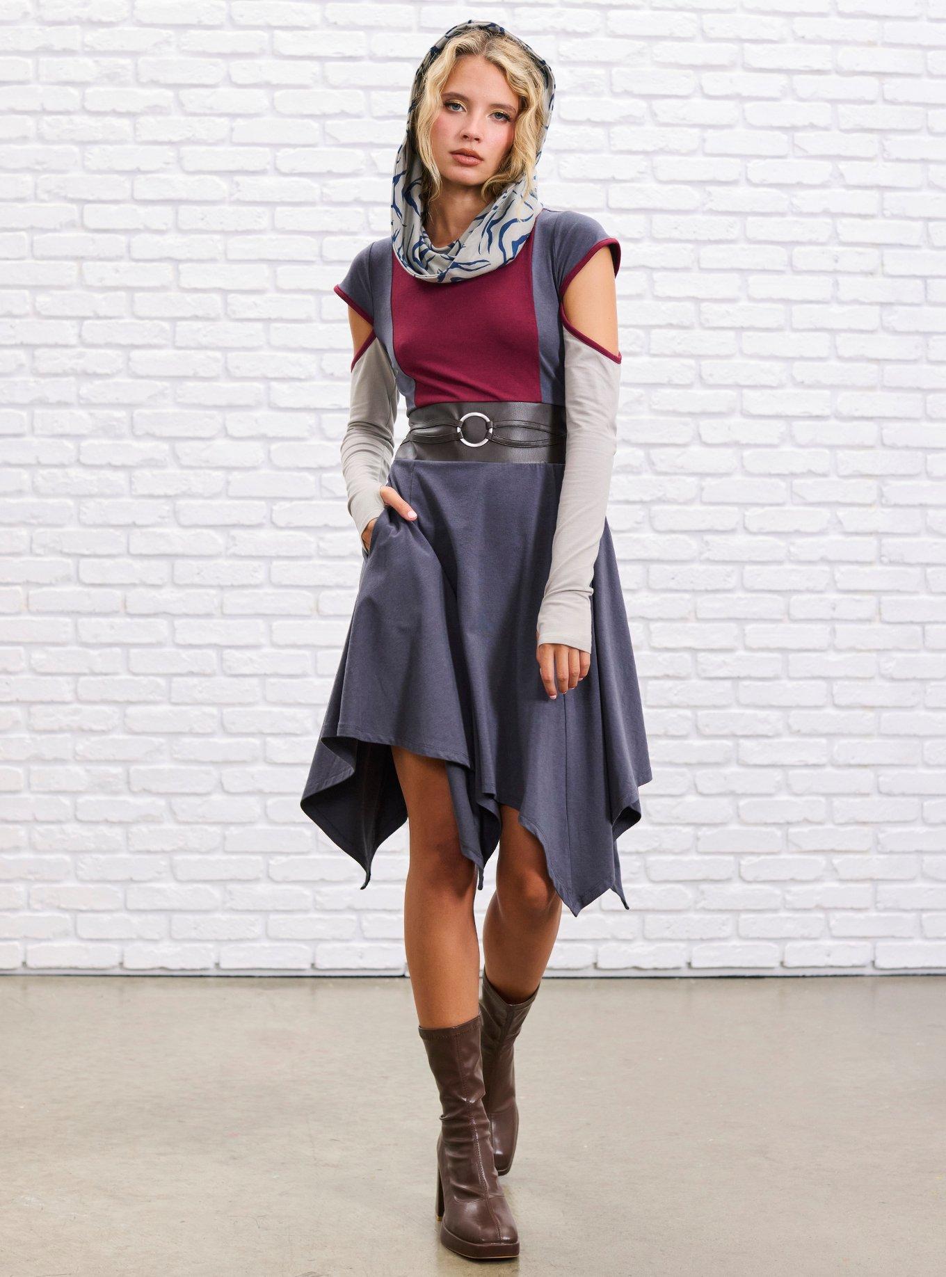 Her Universe Star Wars Ahsoka Tano Cowl Neck Dress Her Universe Exclusive, , hi-res