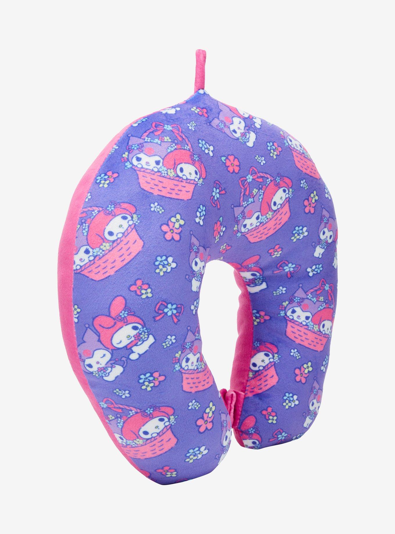 My Melody & Kuromi Travel Neck Pillow, , hi-res