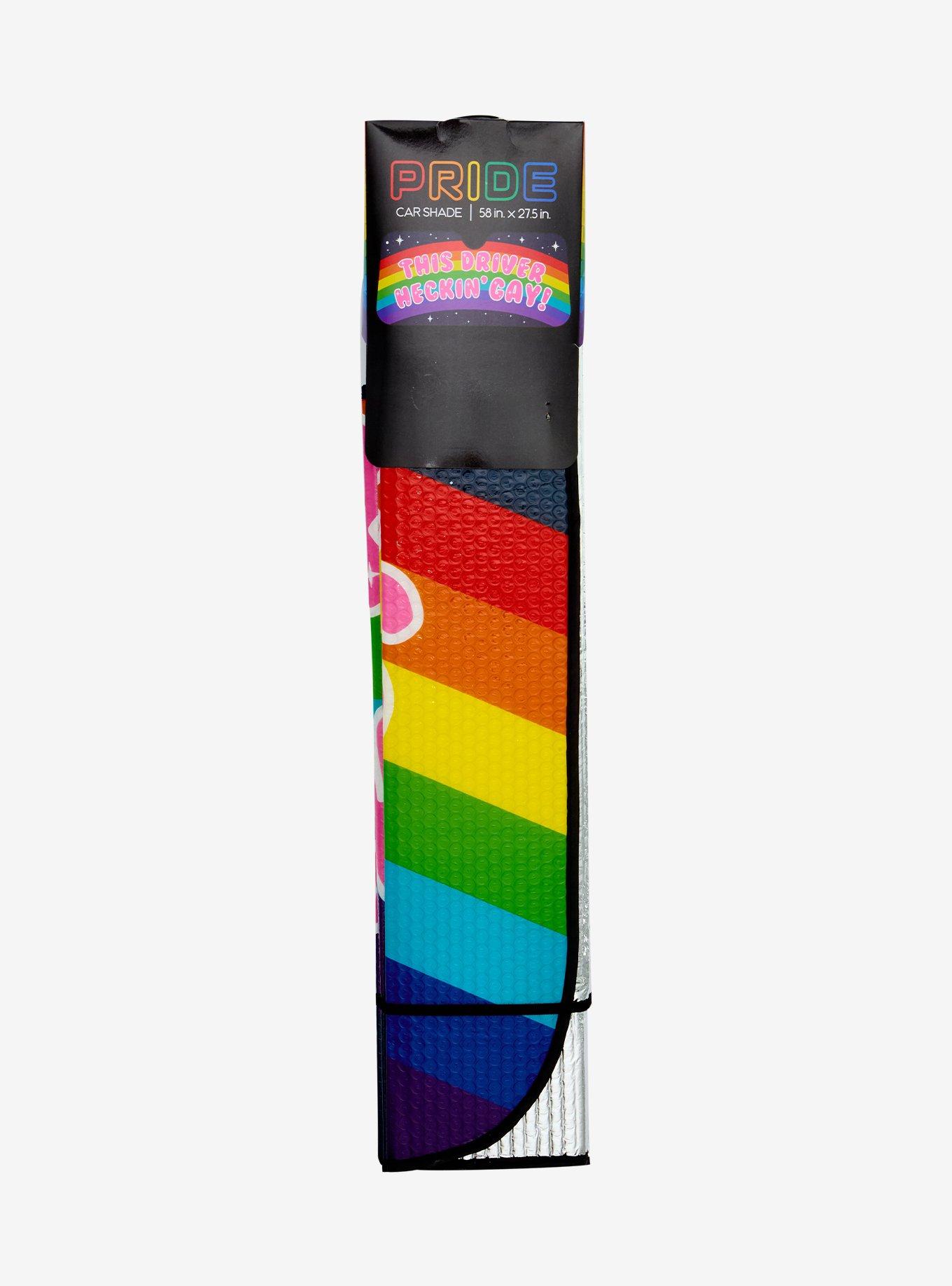 Heckin' Gay Driver Sun Shade, , hi-res